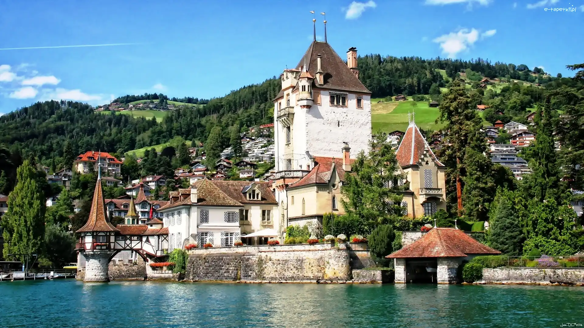 Szwajcaria, Oberhofen, Zamek