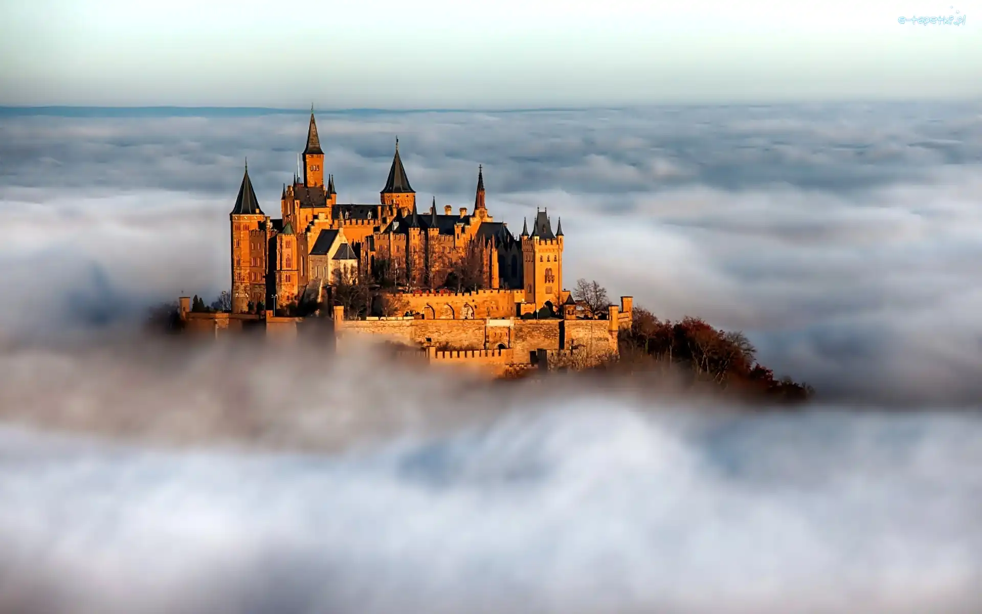 Mgła Hohenzollern, Niemcy, Zamek Badenia-Wirtembergia