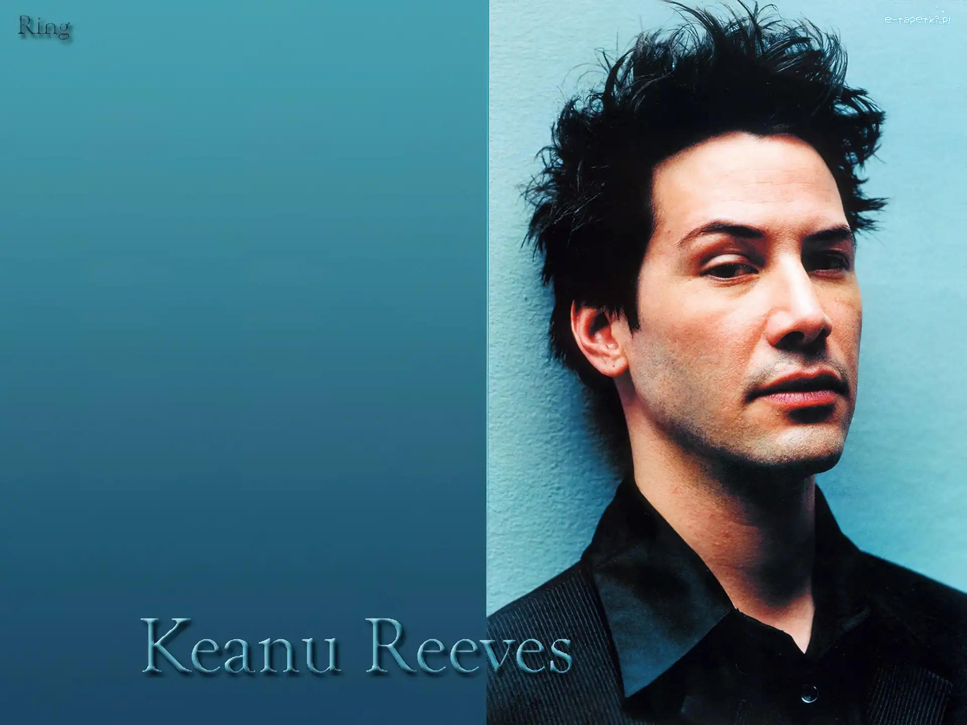 czarne włosy, Keanu Reeves