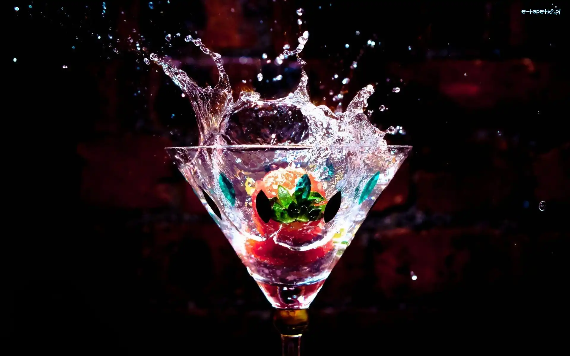 Drink, Truskawka, Kieliszek, Alkohol
