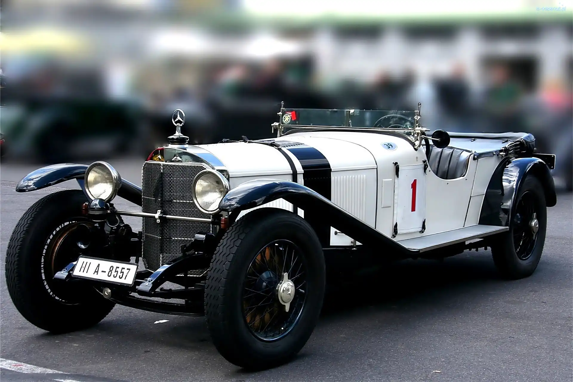 Zabytkowy, Benz, Mercedes, Samochód