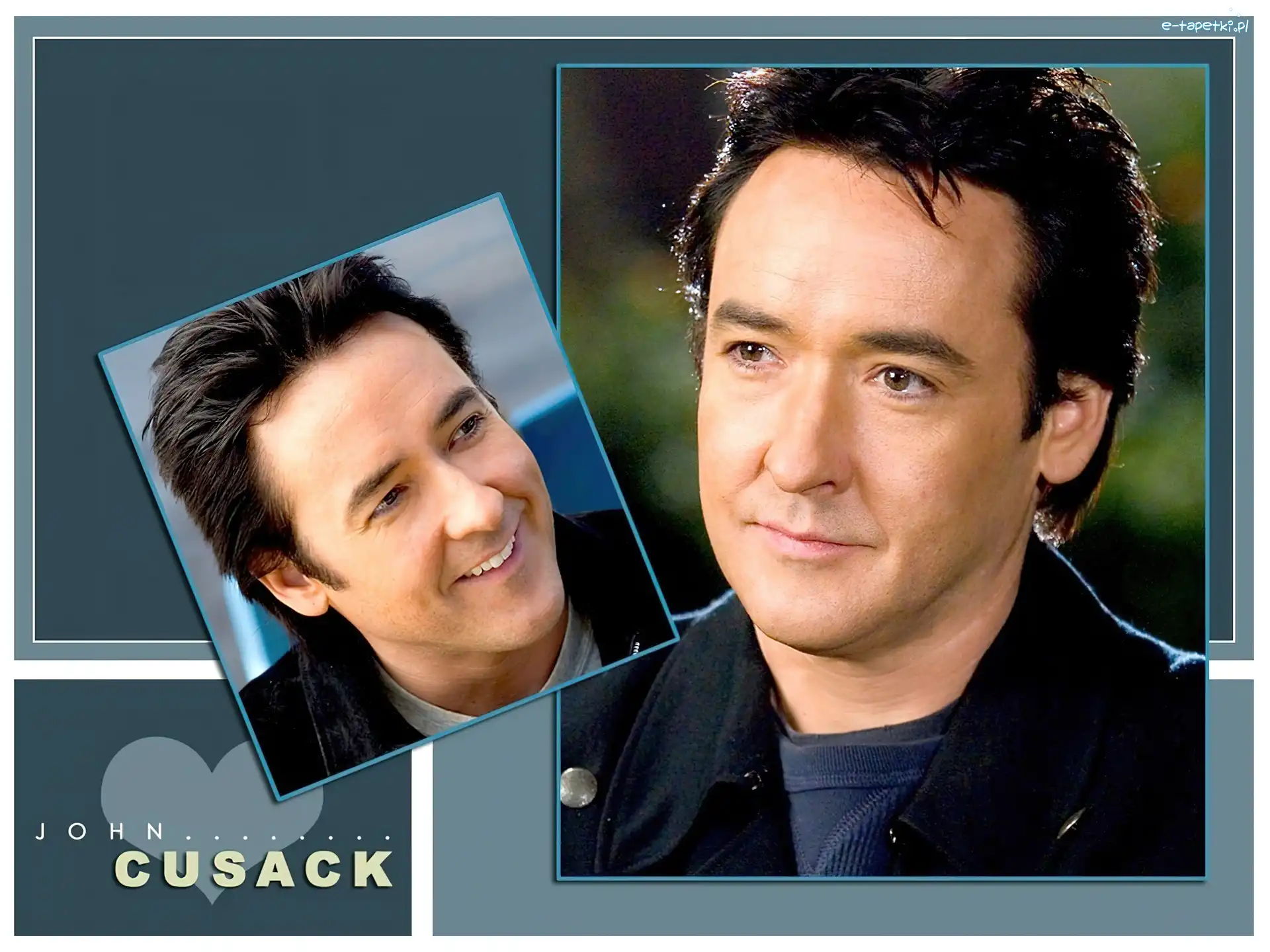 brązowe oczy, ciemne włosy, John Cusack
