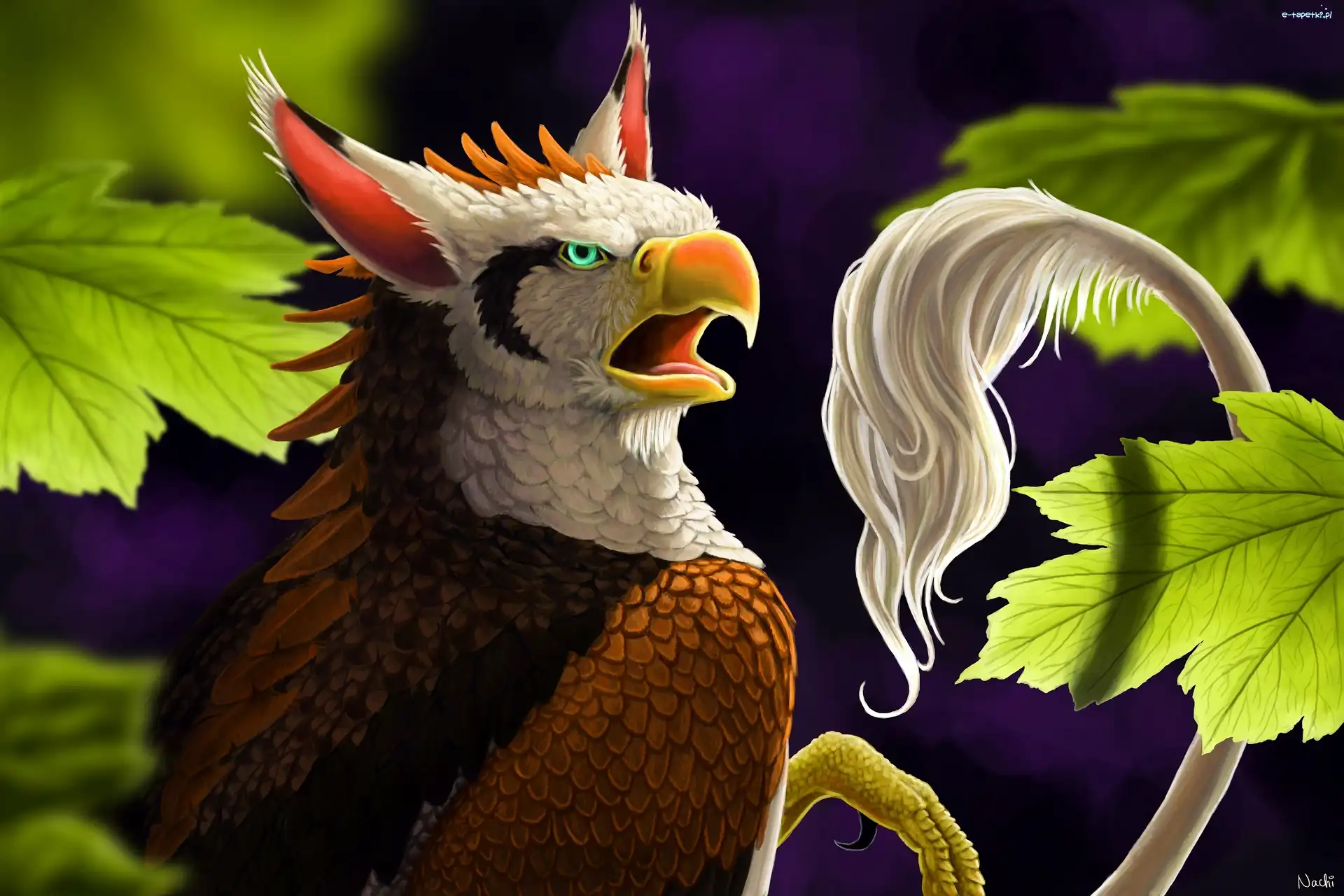 Stwór, Liście, Ogon, Griffin