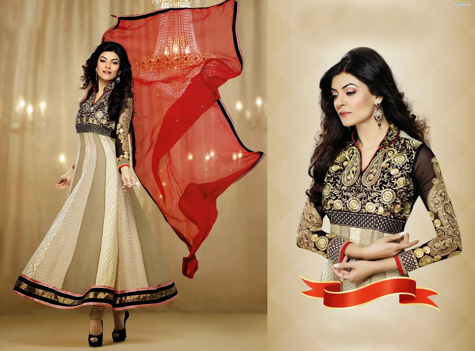 Kobieta, Bollywood, Aktorka, Sen, Sushmita