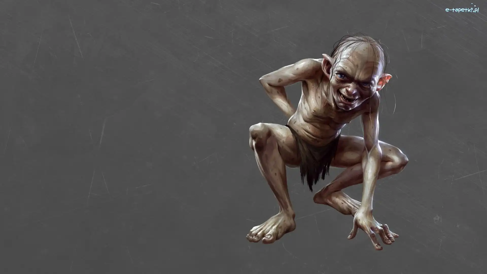 Gra, Pierścieni, Film, Grafika, Władca, Gollum