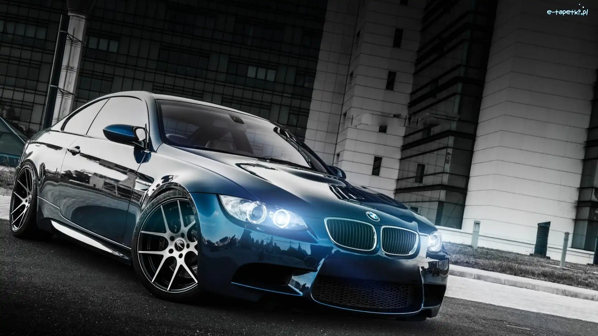 Auto, Tuning, BMW, Niebieskie