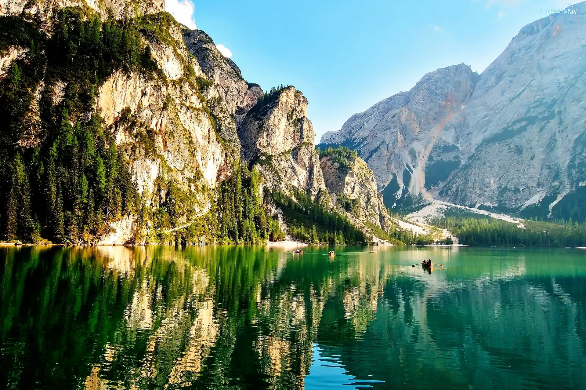 Jezioro, Dolomity, Góry
