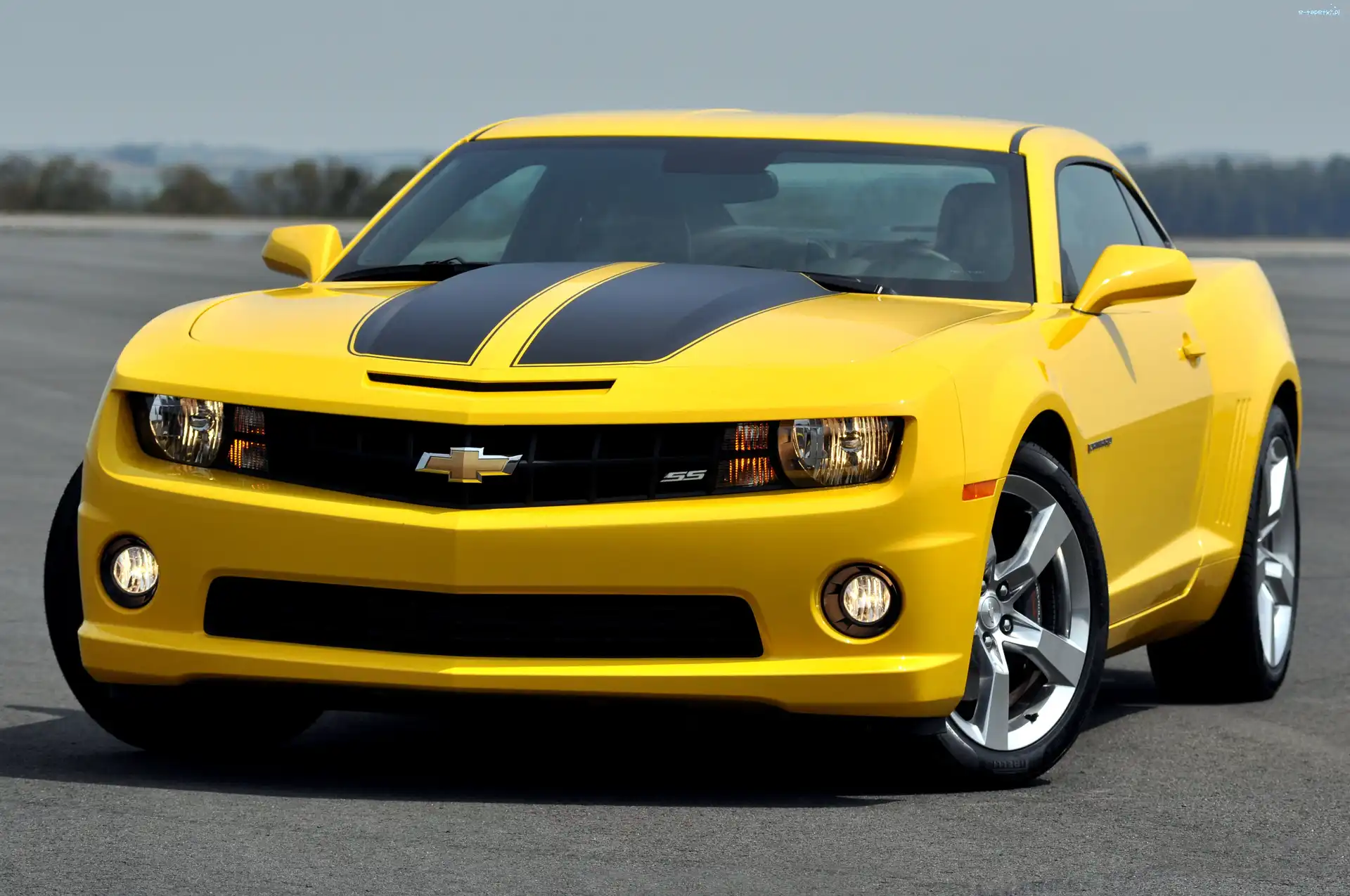 Żółty, Camaro, Chevrolet