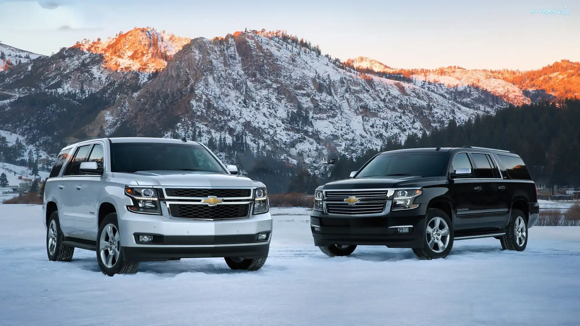 Dwa, Chevrolet Tahoe, Samochody, Góry