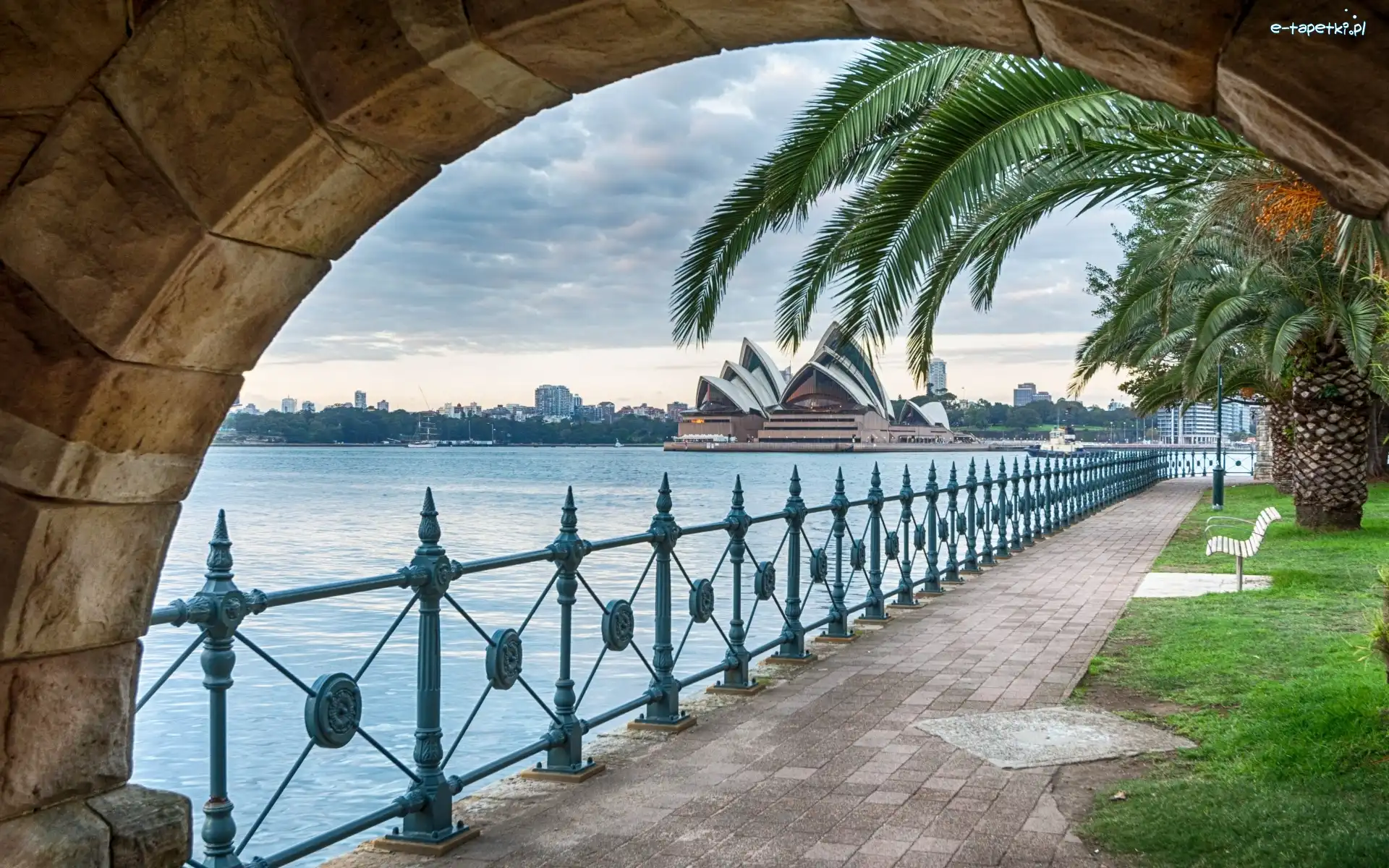 Australia, Sydney Opera House, Sydney, Park, Łuk