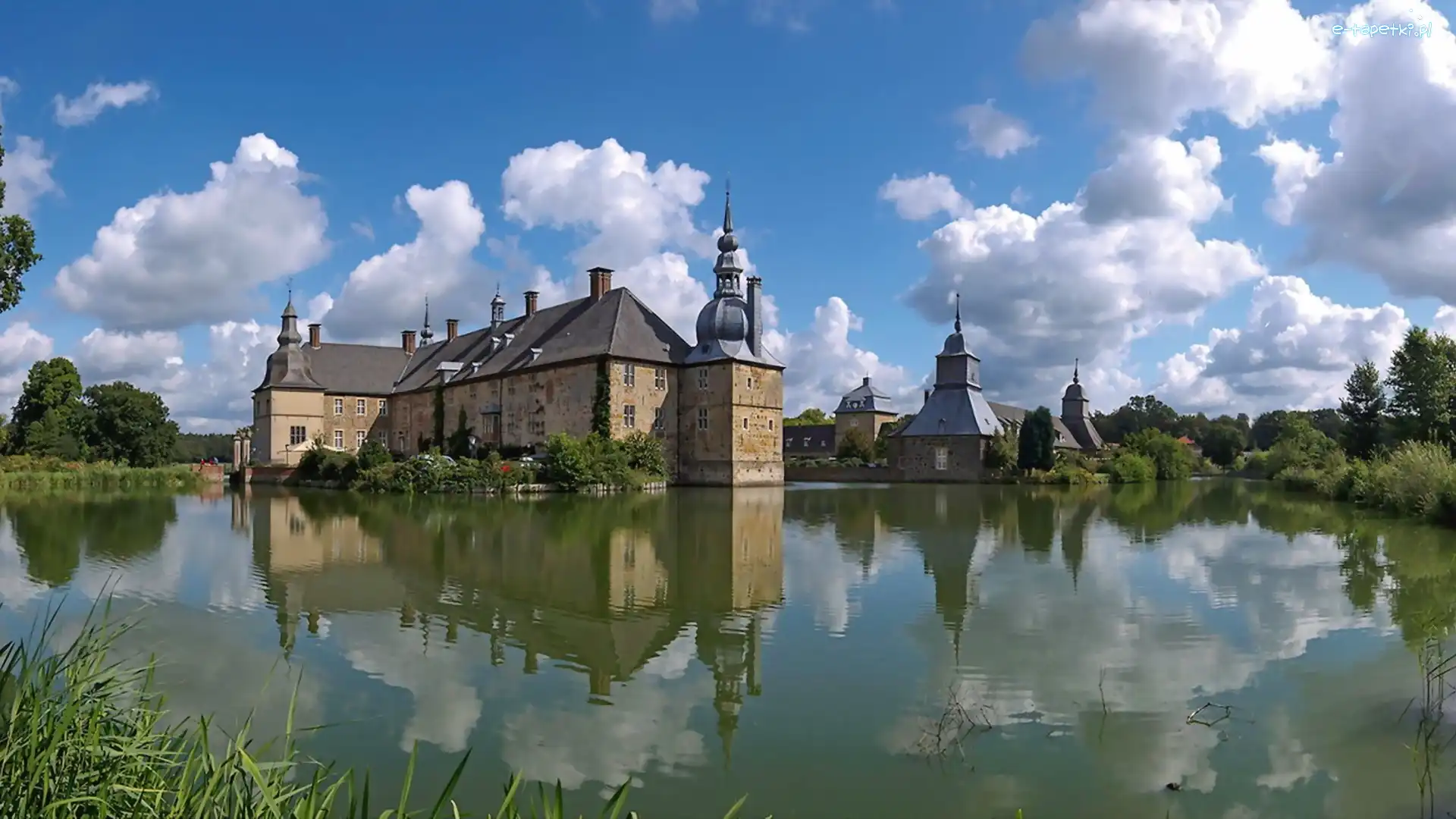 Zamek Lembeck, Miejscowość Dorsten, Wieś Lembeck, Staw, Niemcy