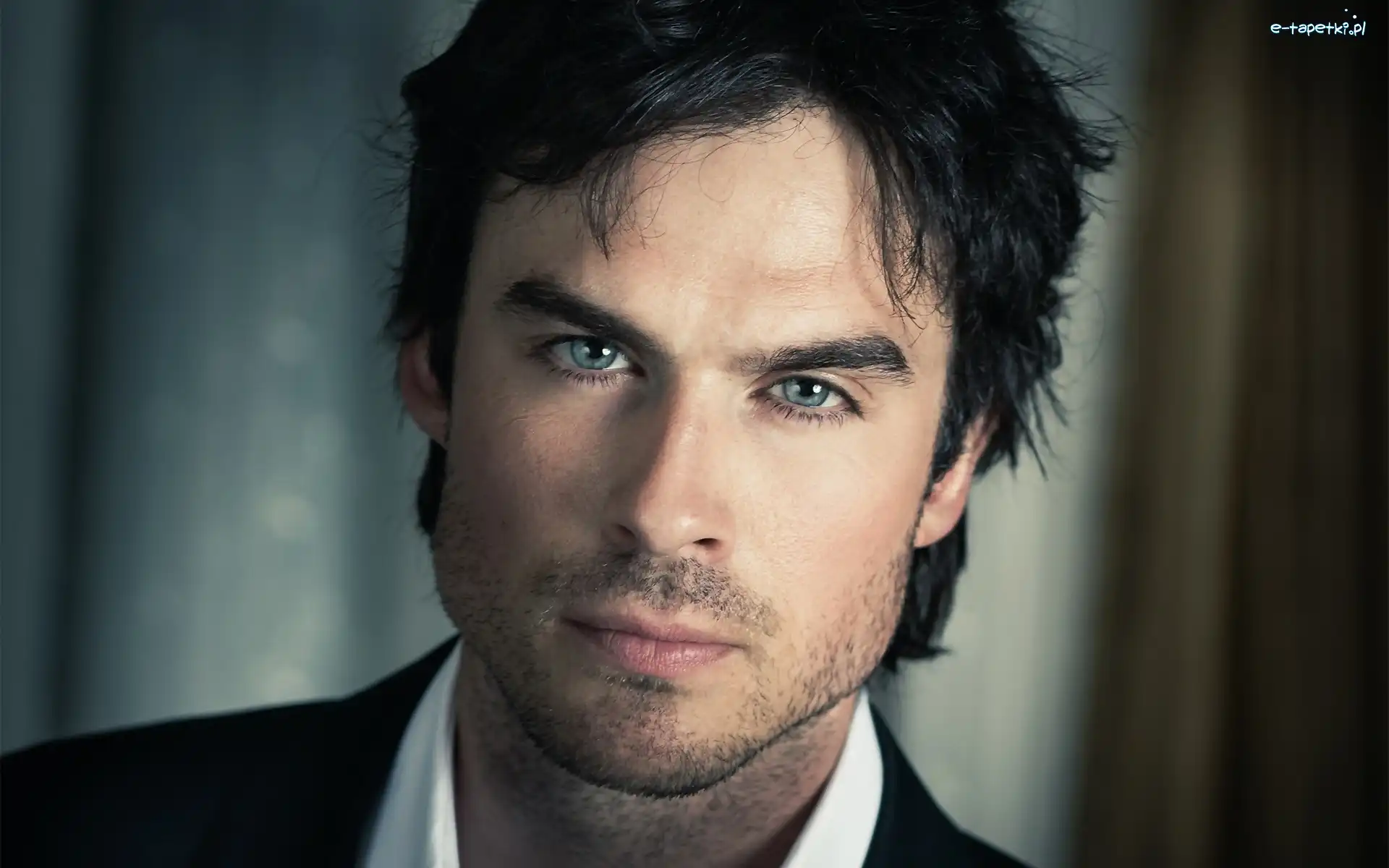 Aktor, Spojrzenie, Twarz, Ian Somerhalder