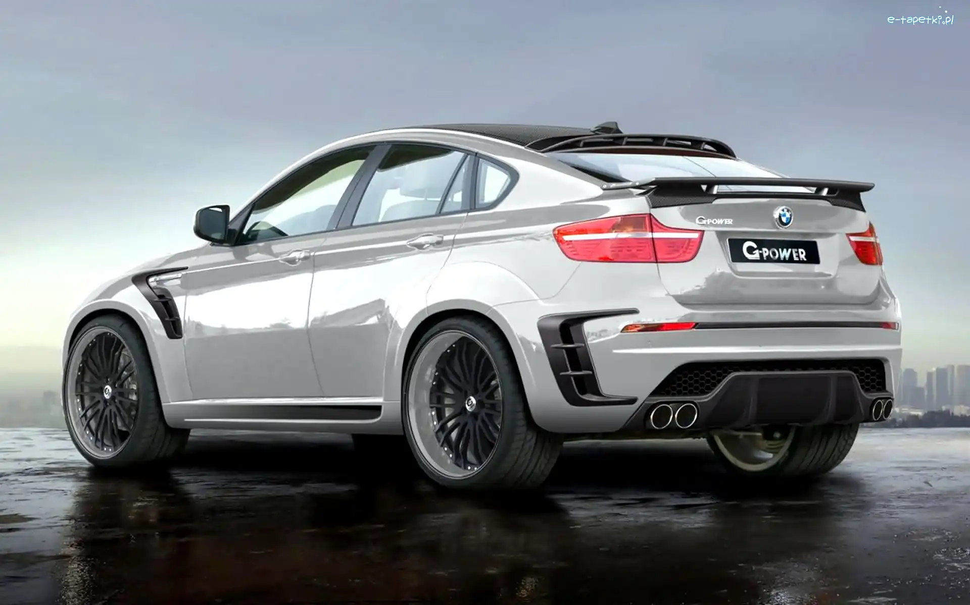 X6, BMW, Białe