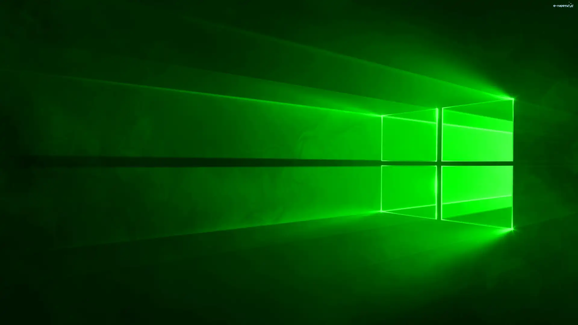 Zielony, Windows 10, System