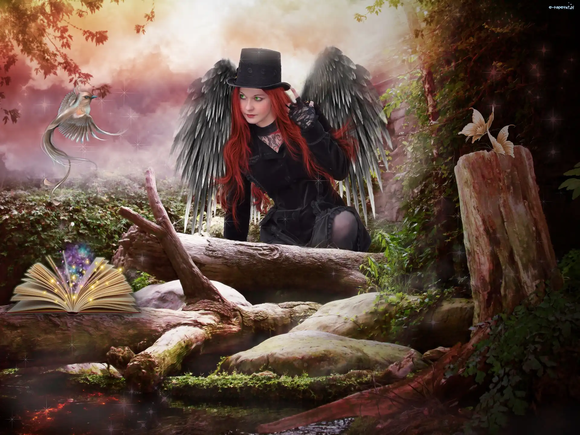 Fantasy, Zielonooki anioł