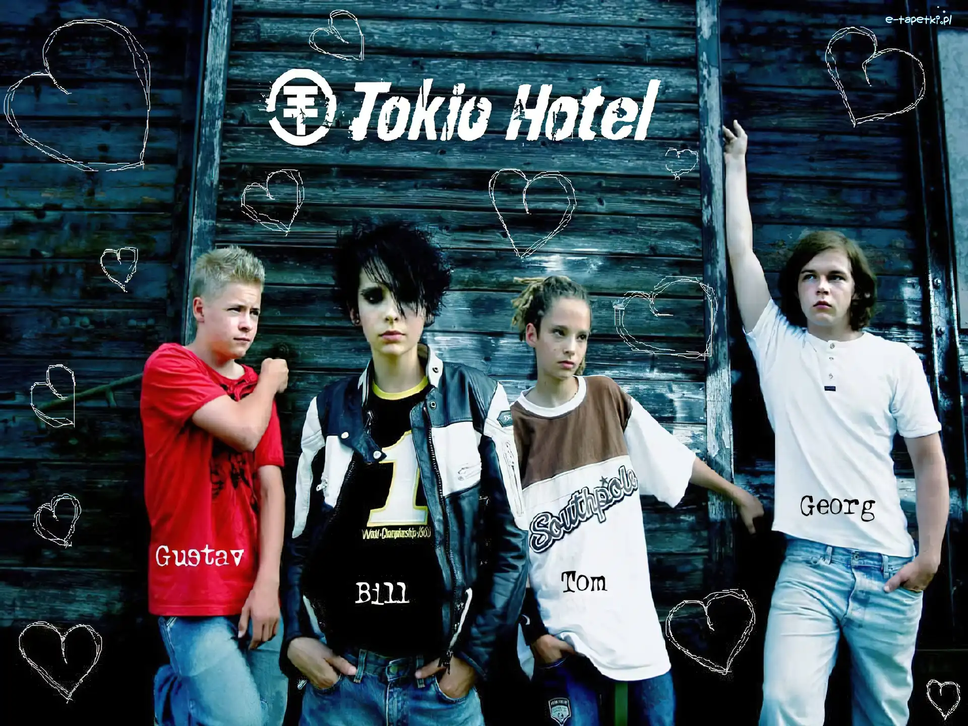 Tokio Hotel, Tom Bill , zespół , Georg, Gustay
