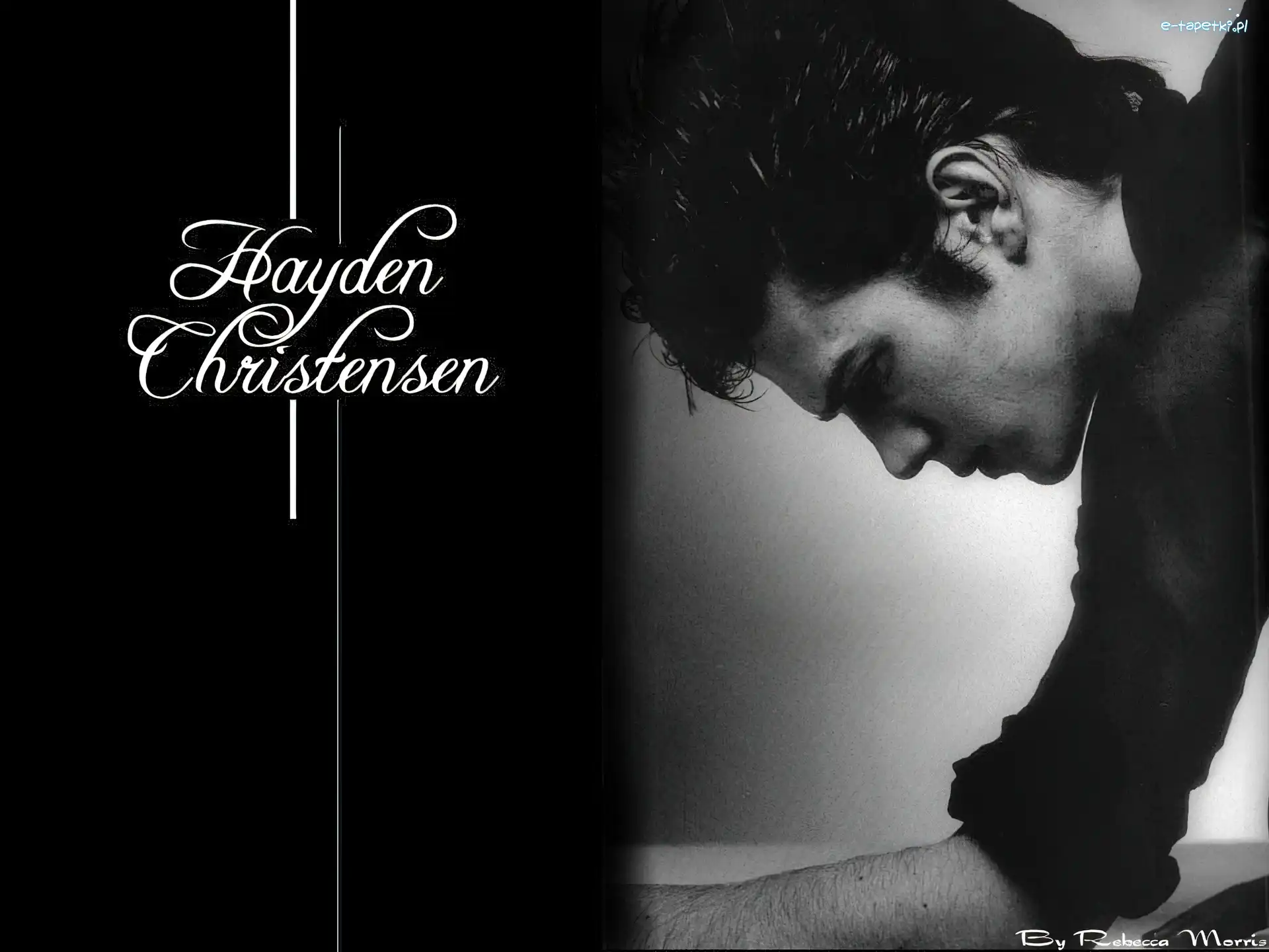 profil, ręka, Hayden Christensen