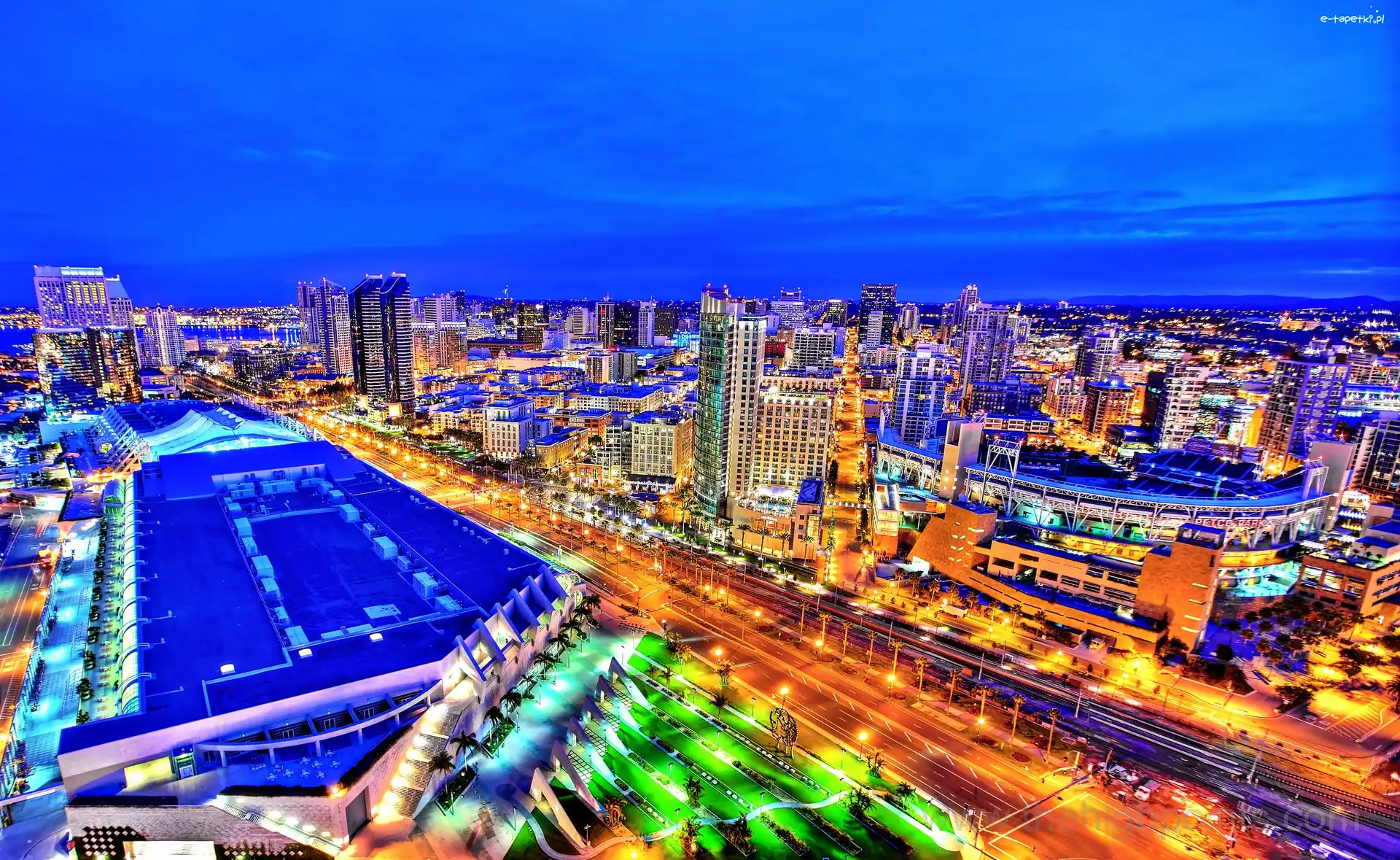 San Diego, Ptaka, Z Lotu, Panorama