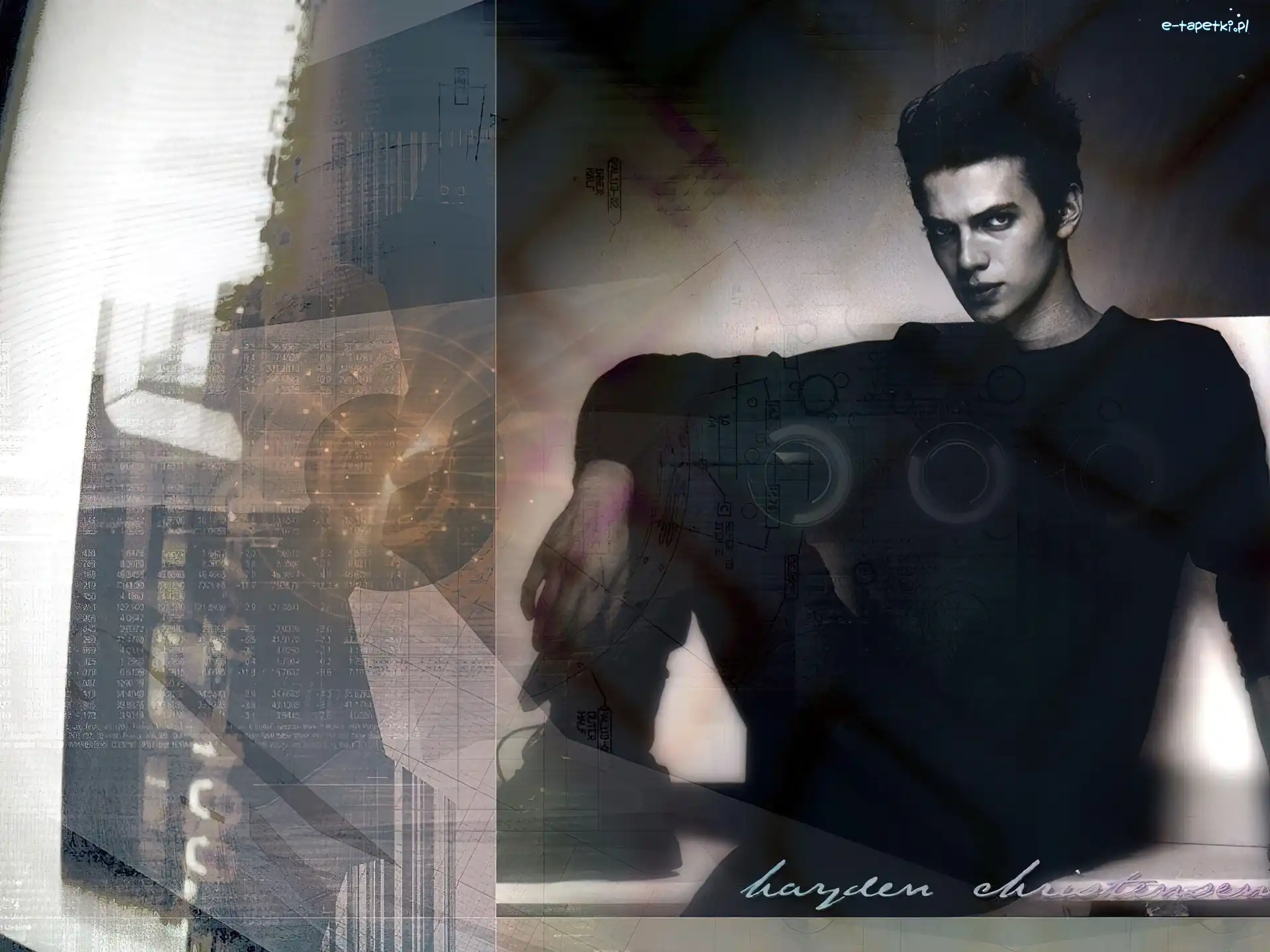 czarny strój, Hayden Christensen