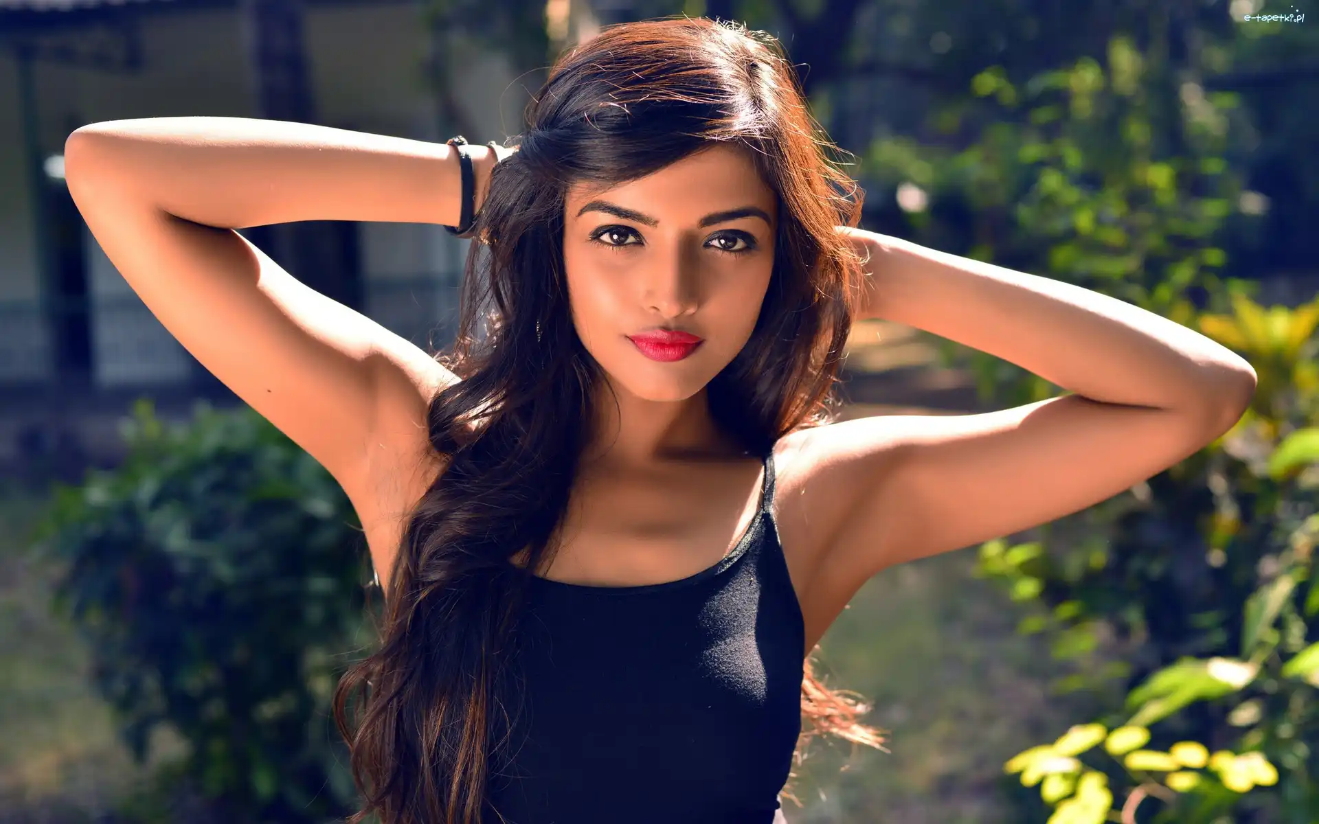 Makijaż, Ashna Zaveri, Brunetka