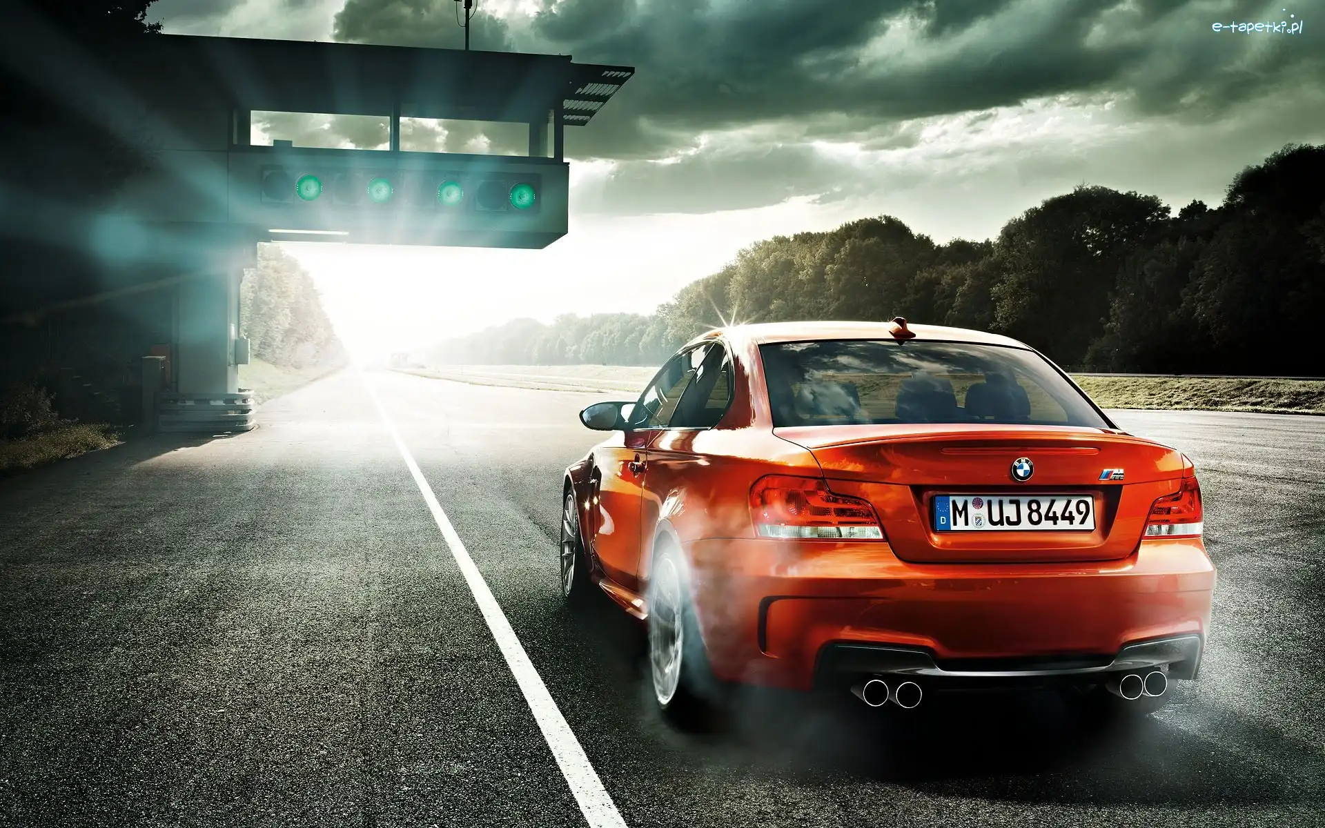 BMW, Coupe, Seria M, Czerwone