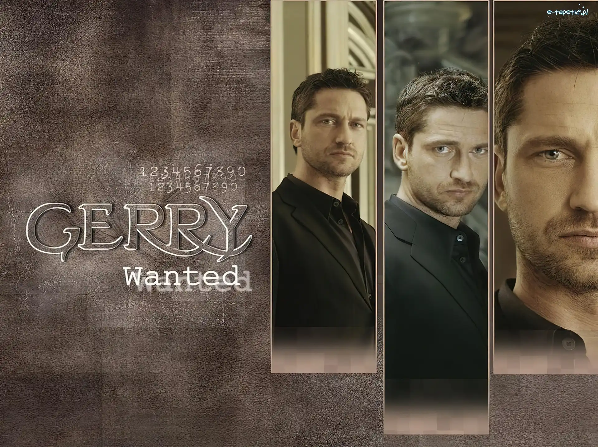 czarny strój, Gerard Butler