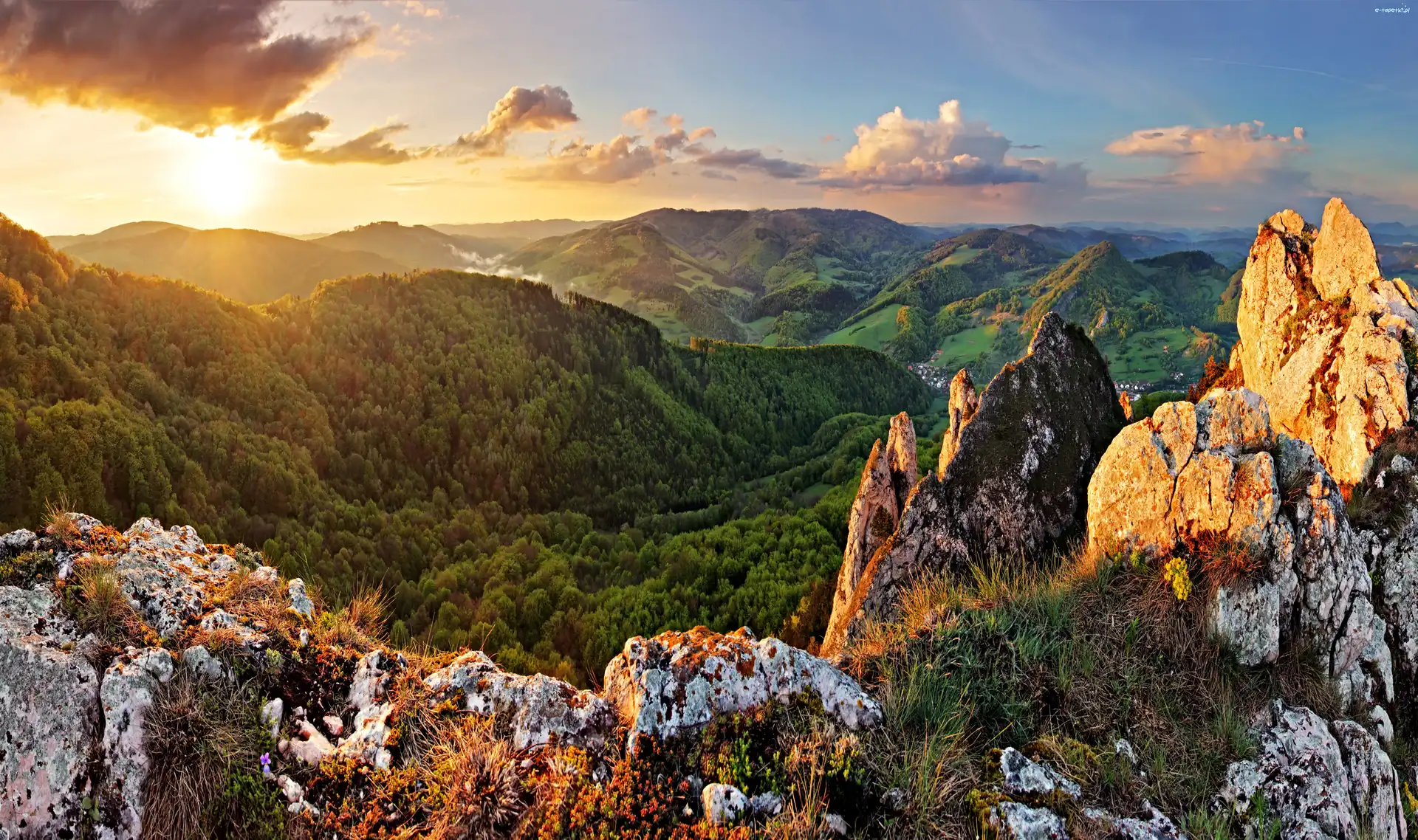 Wzgórza, Skały