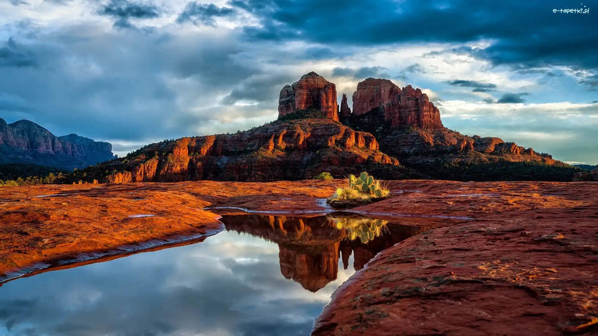 Sedona, Góry, Arizona, Pustynia, Skały