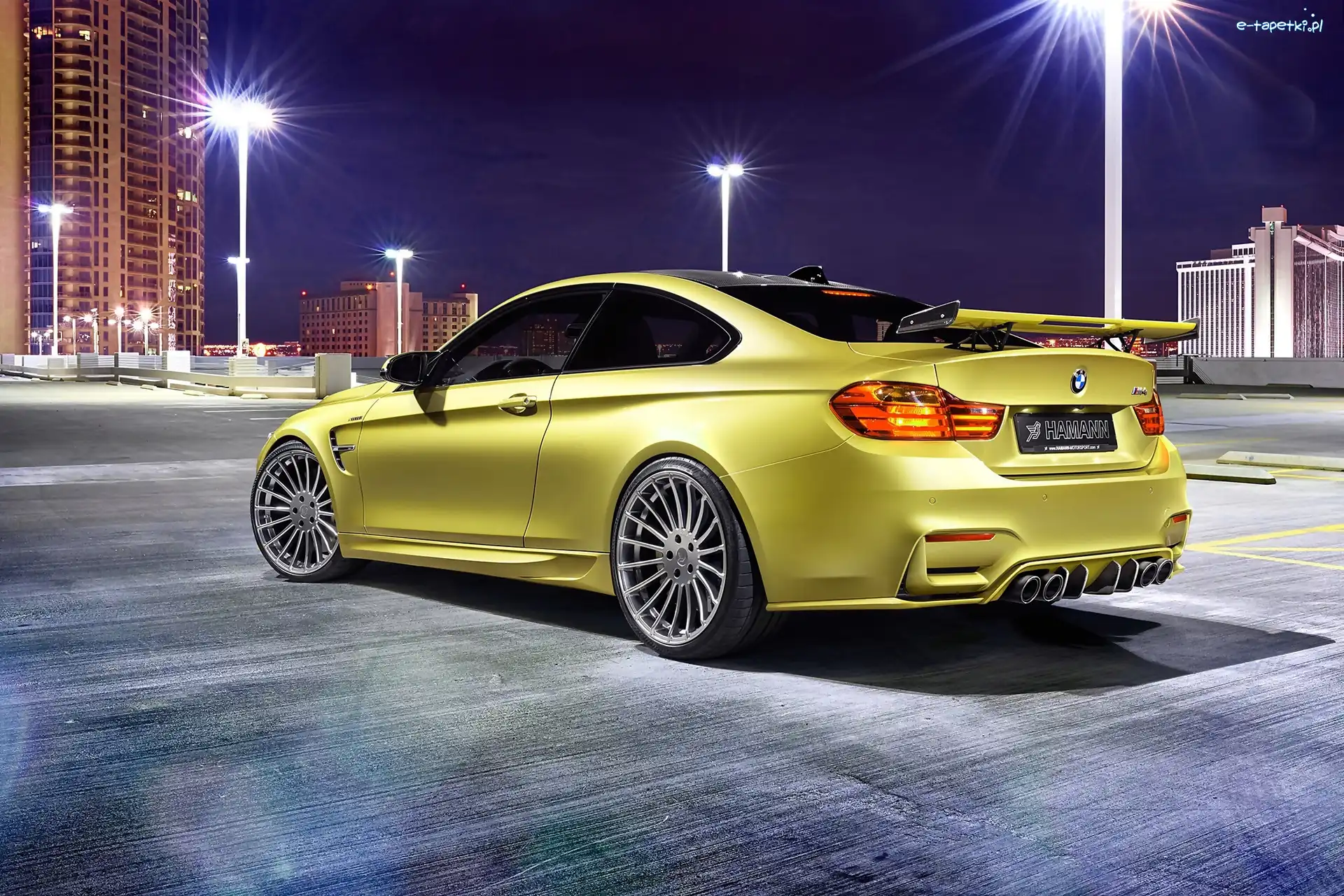 BMW Hamann, F82, M4, Noc, Miasto