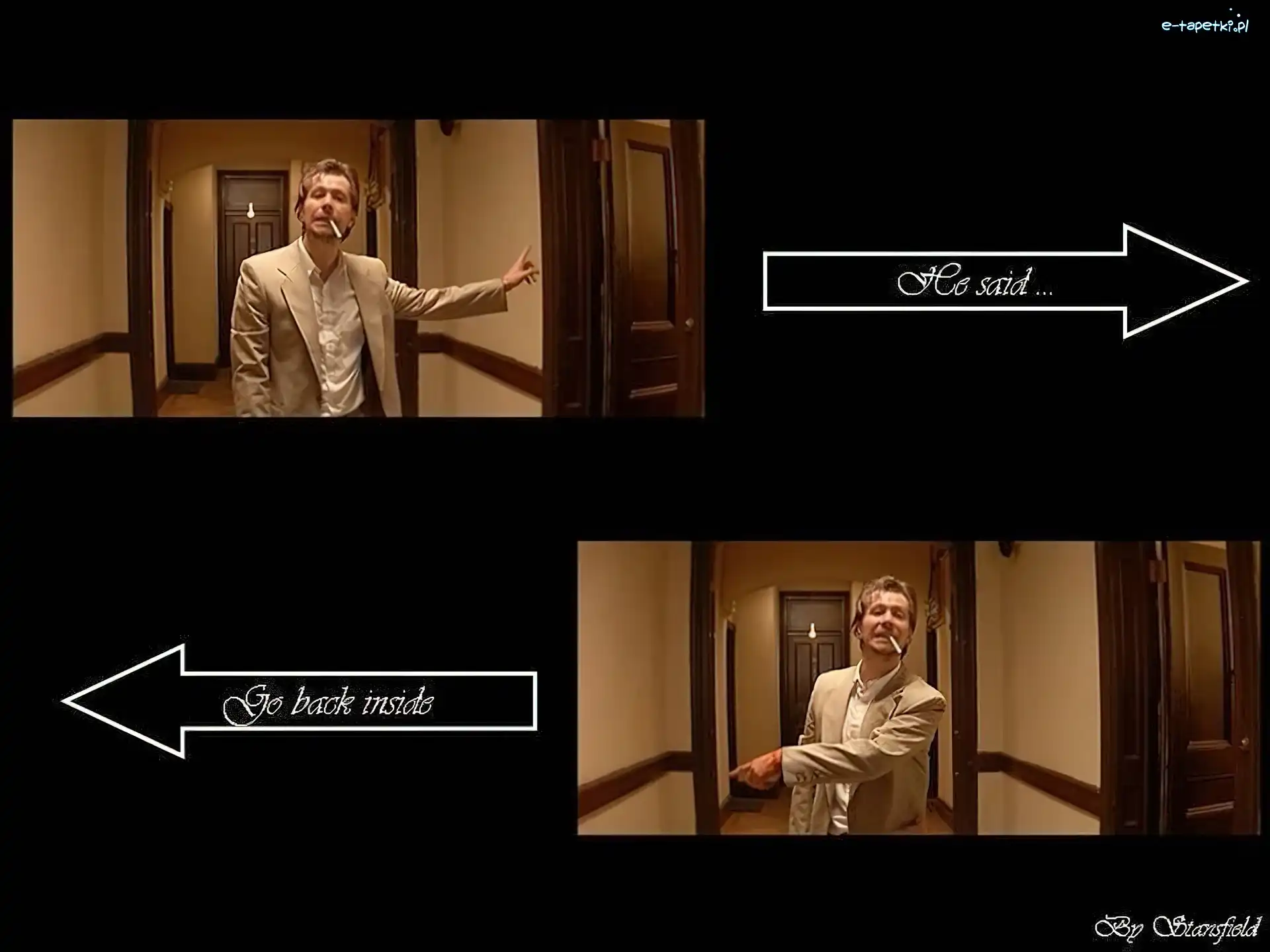 drzwi, papieros, Gary Oldman