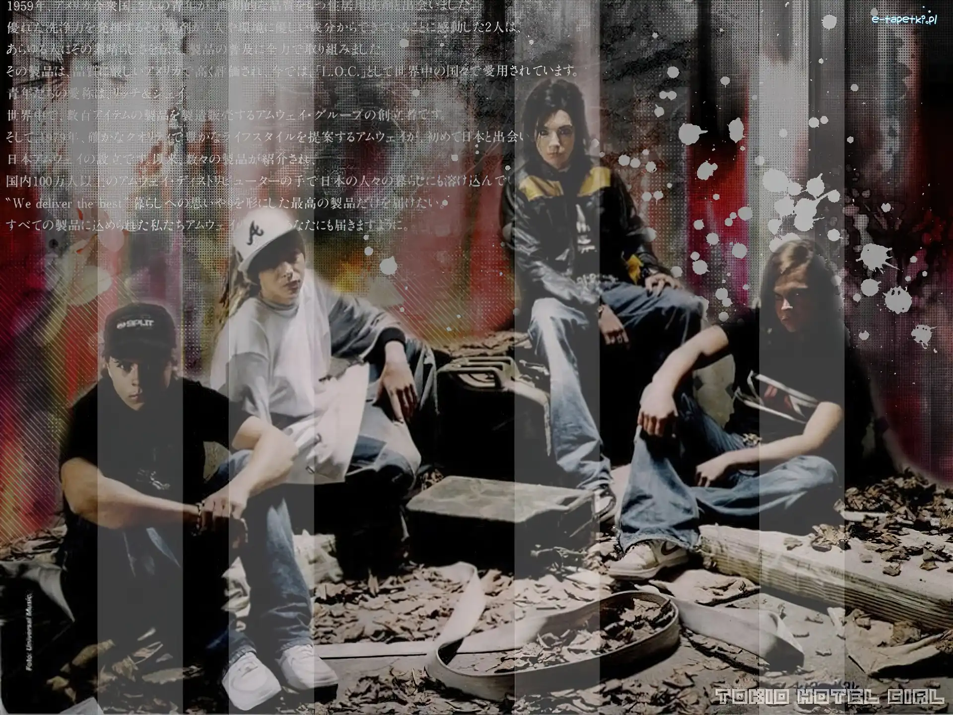 zespół, girl, Tokio Hotel
