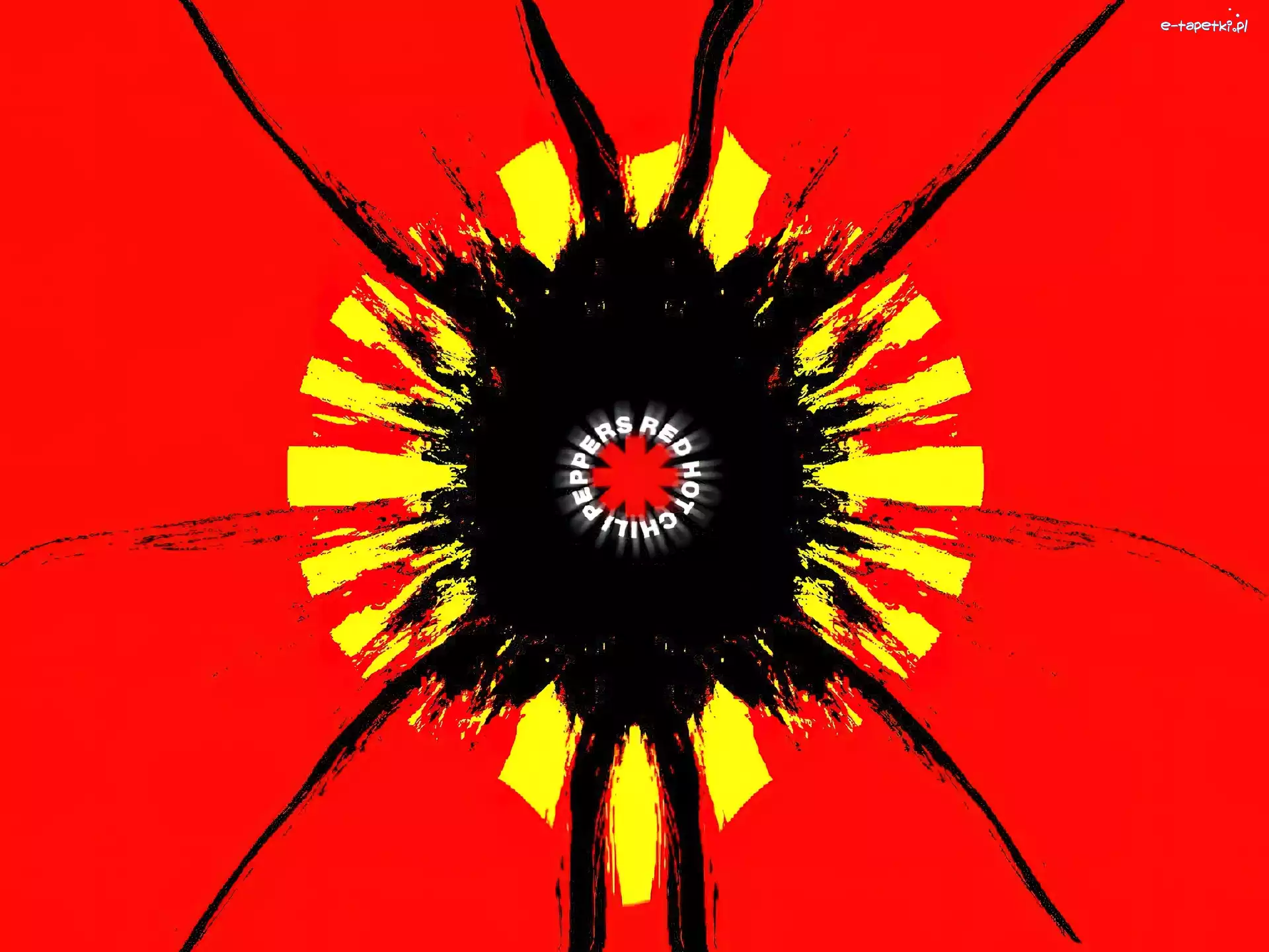 czerwony, oko, Red Hot Chili Peppers