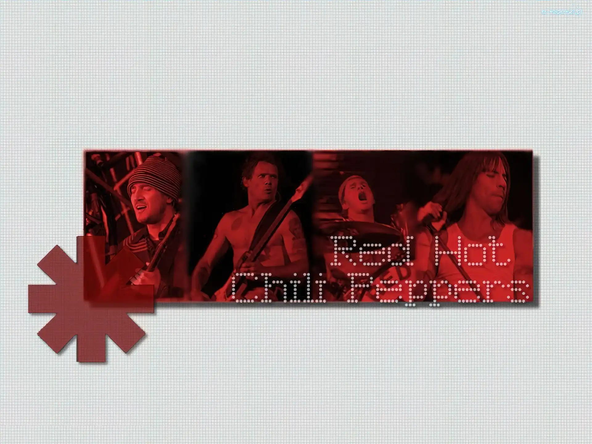 zespół, gitara, koncert, Red Hot Chili Peppers