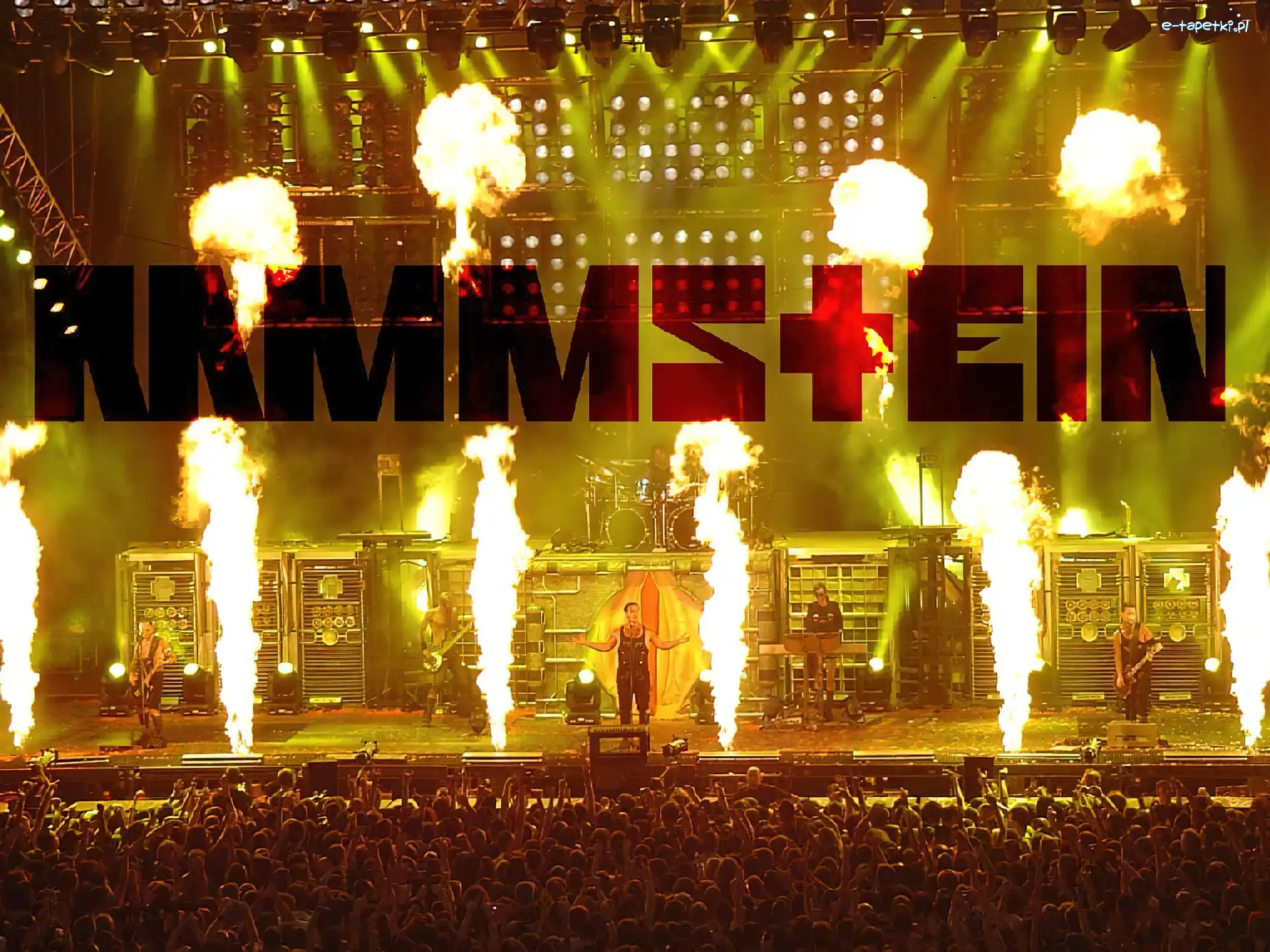 płomienie, koncert, Rammstein