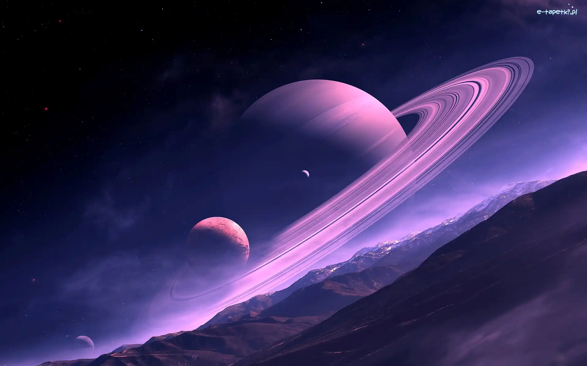 Planeta, Fantasy, Saturn, Kosmos