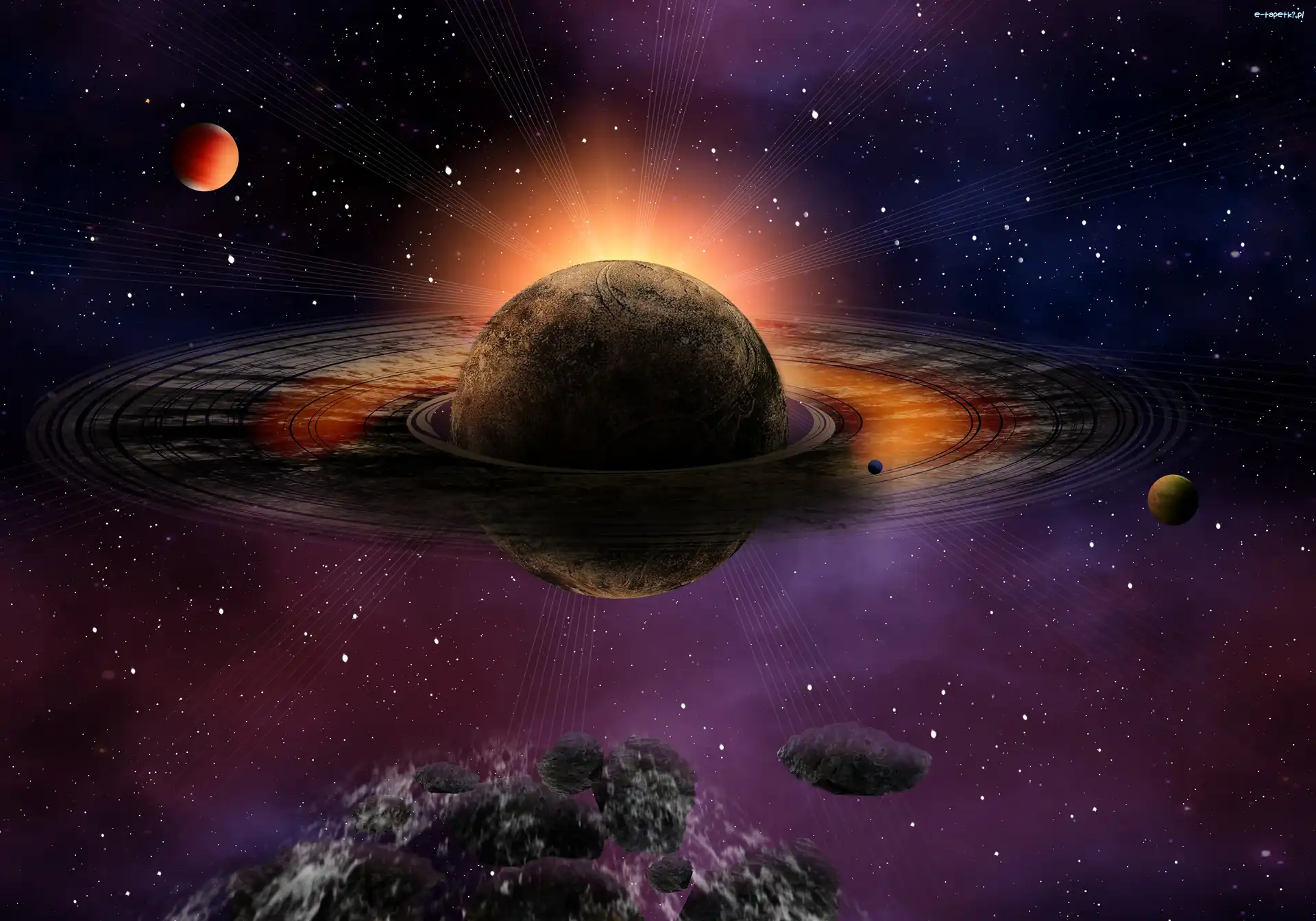 Planety, 3D, Kosmos