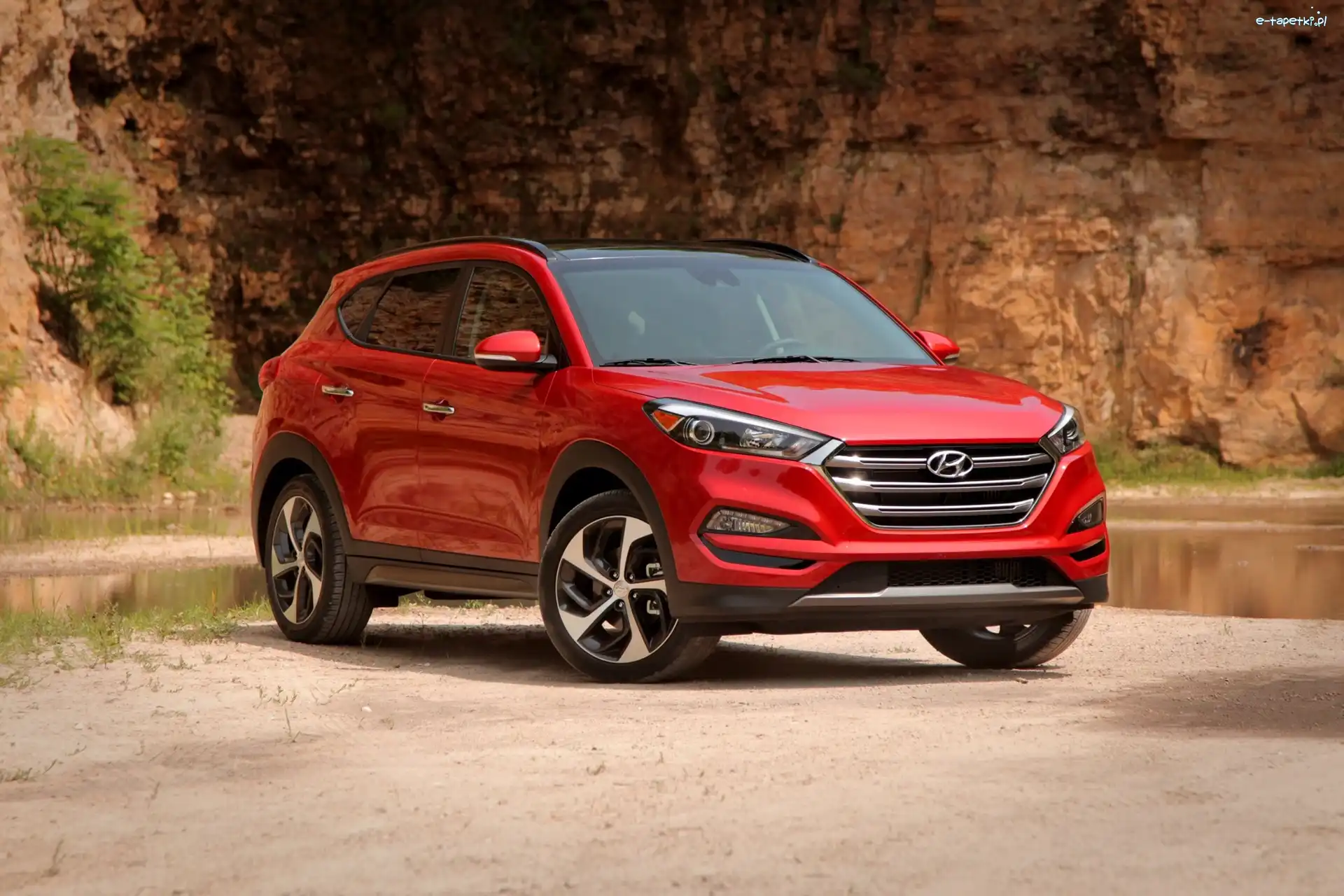 Tucson, Hyundai, Czerwony