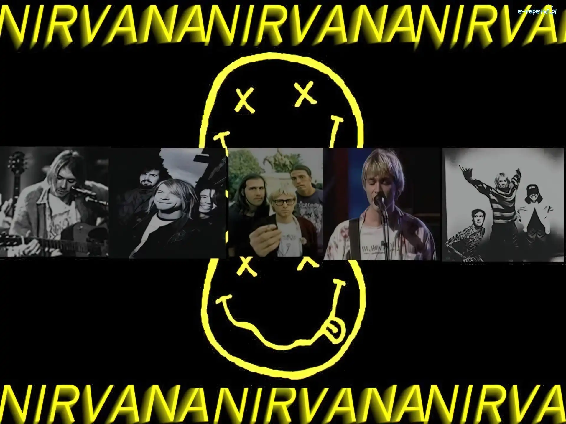 gitara, mikrofon, Nirvana
