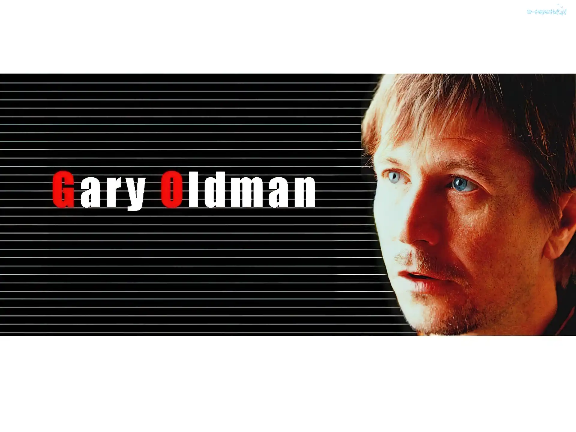 broda, niebieskie oczy, Gary Oldman