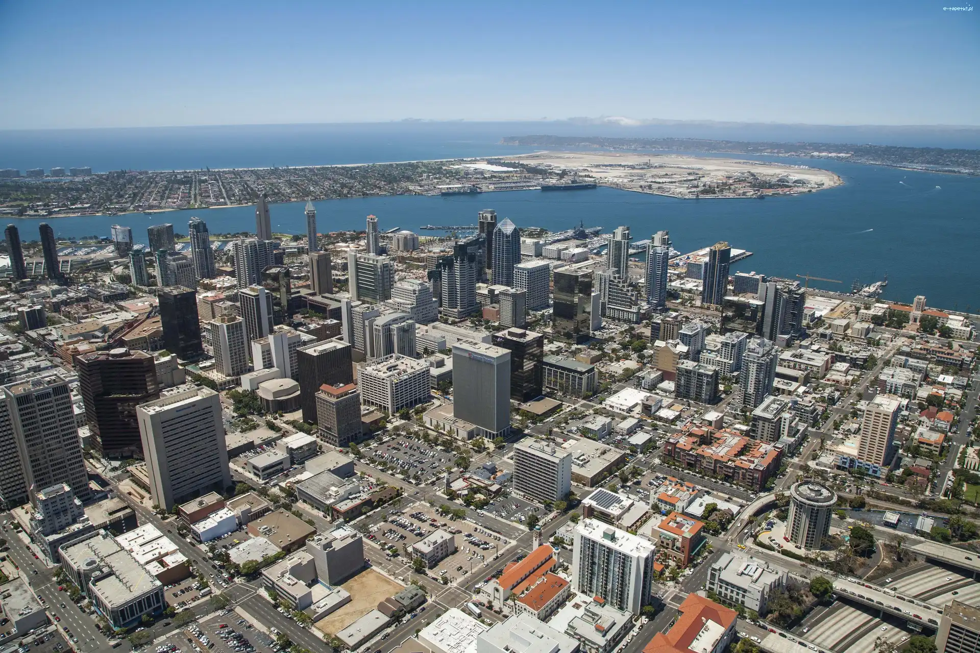 San Diego, Stany Zjednoczone, Kalifornia, Lotu Ptaka, Z