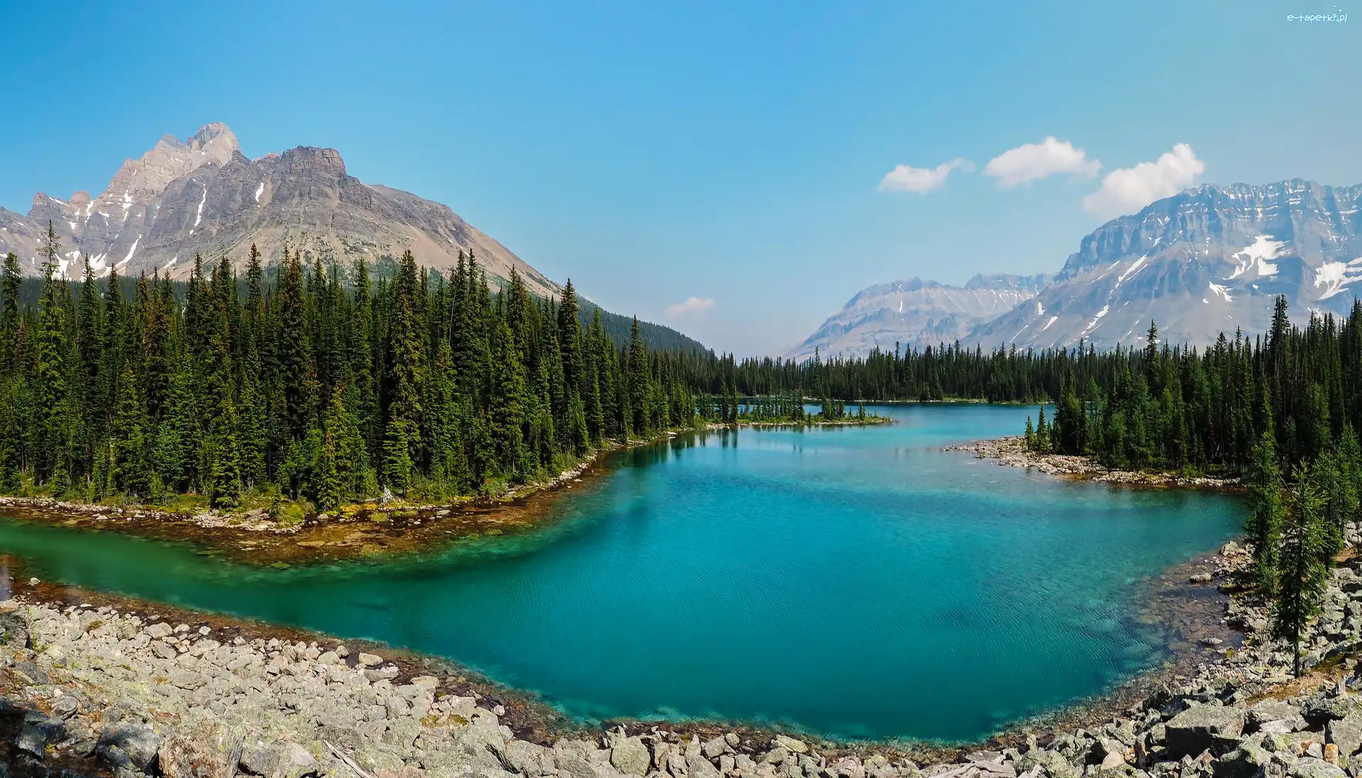 Park Narodowy Yoho, Rzeka, Góry, Kanada