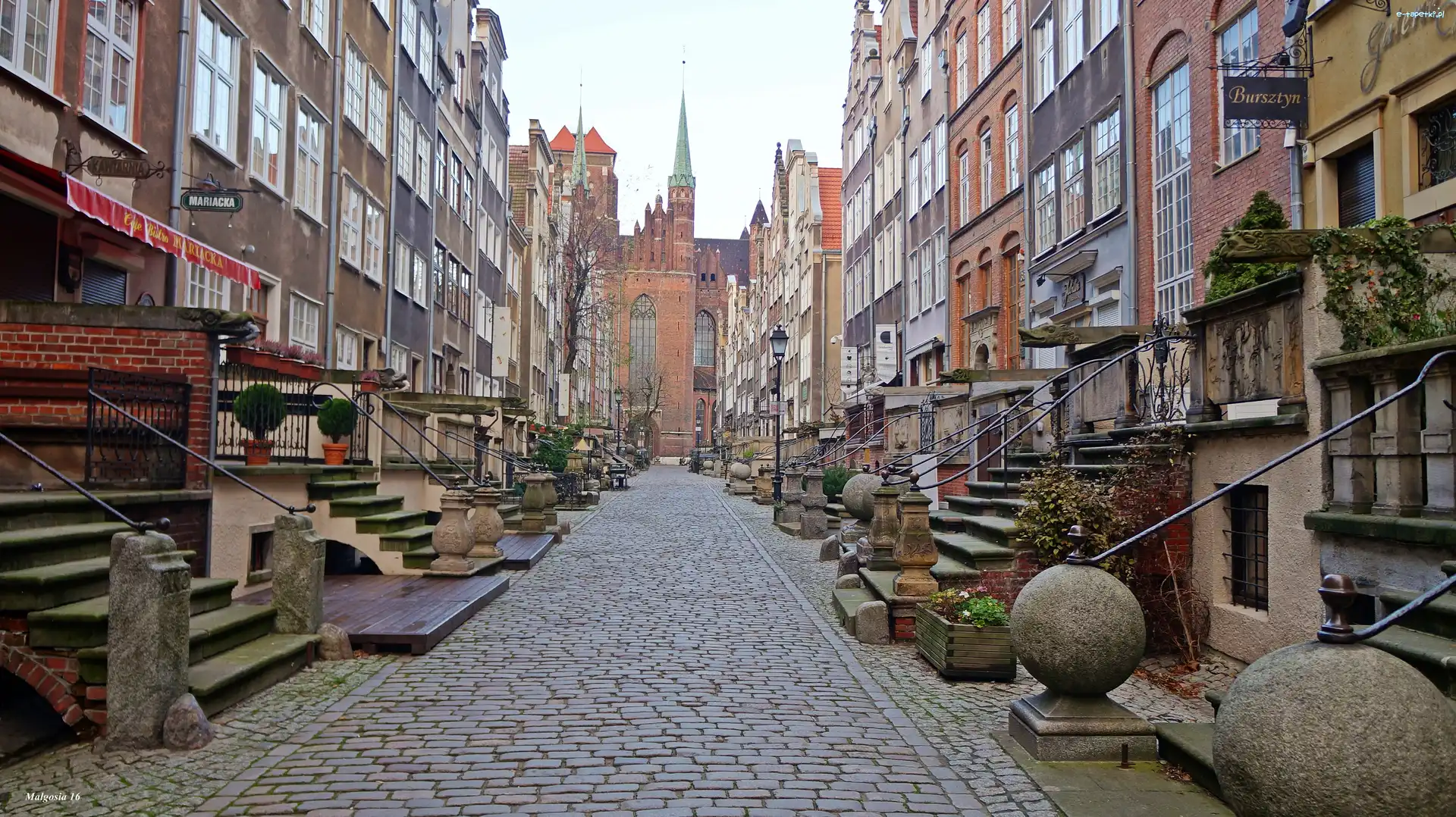 Uliczka, Kamienice, Zabytkowe, Gdańsk