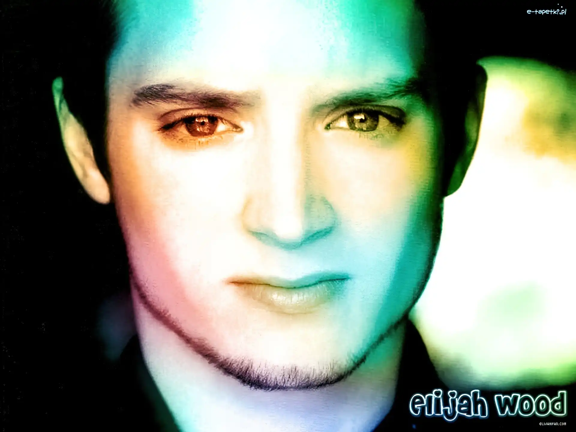 bródak, oczy, Elijah Wood