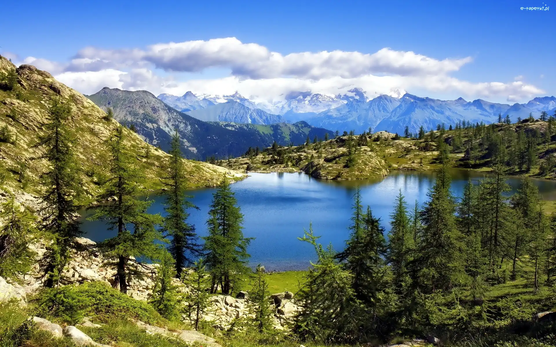 Las, Jezioro, Góry