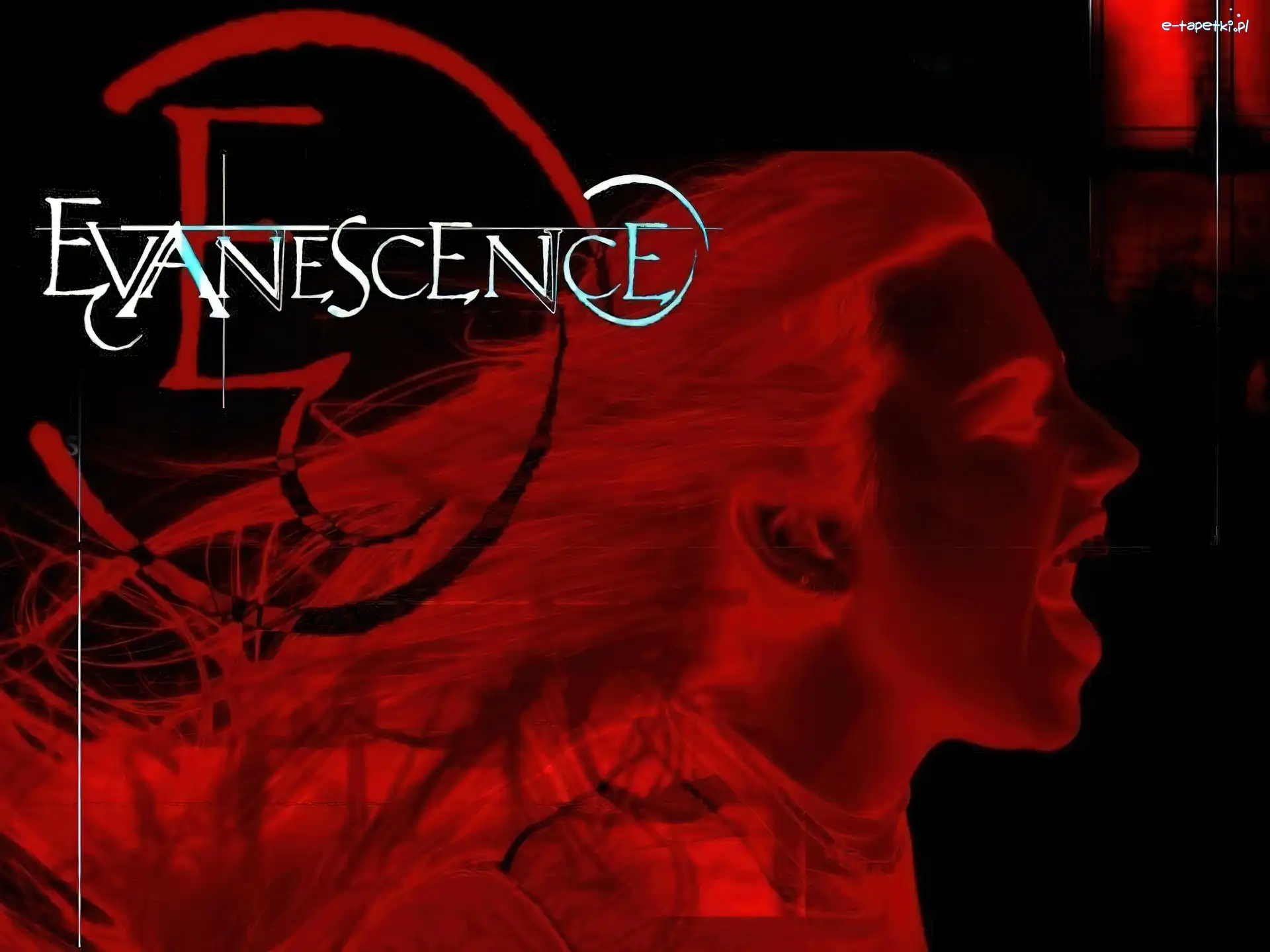 zęby, kobieta, twarz, Evanescence