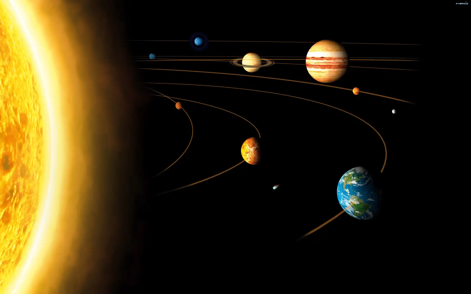 Kosmos, Planety, Słońce