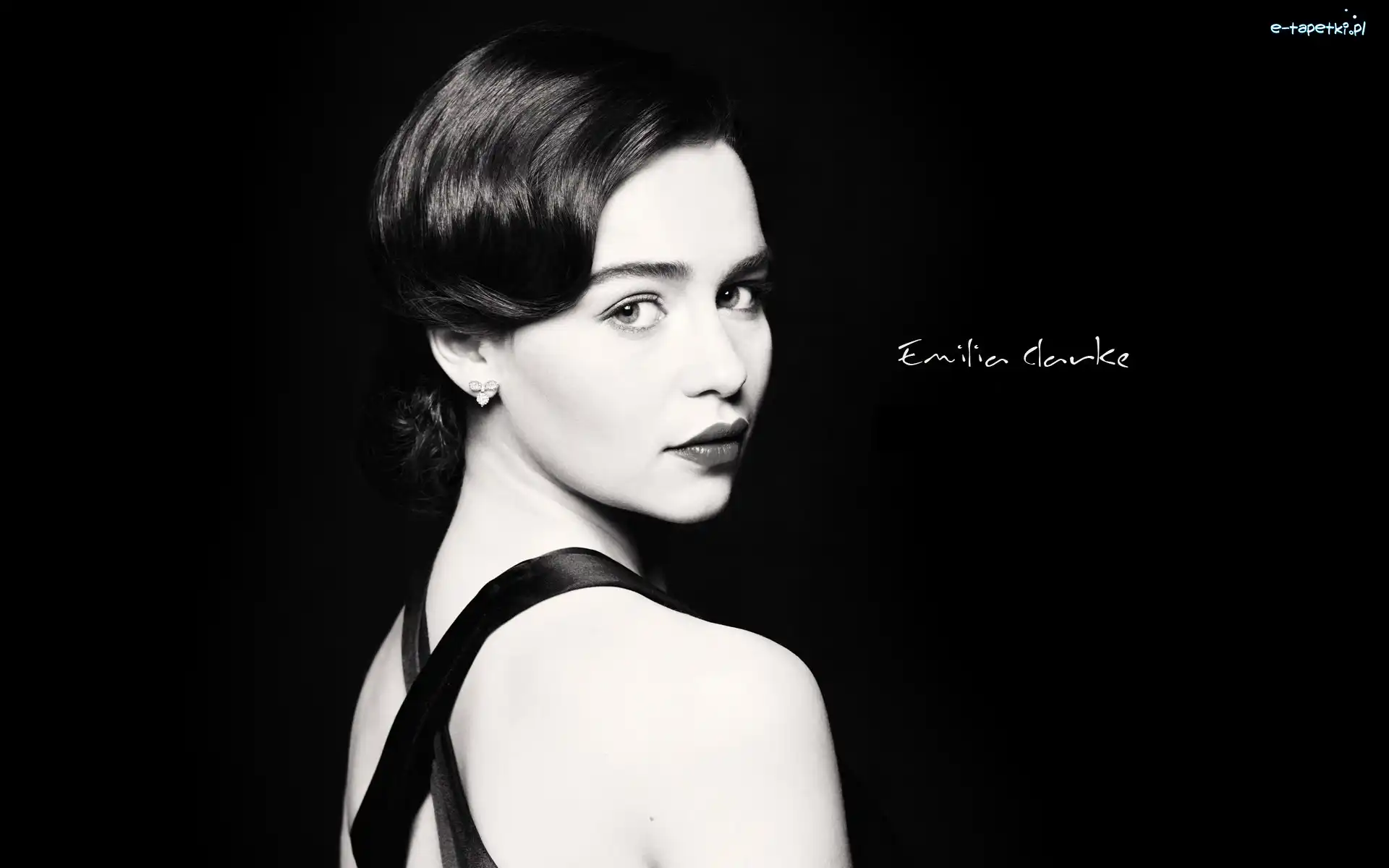 Aktorka, Czarno-Białe, Emilia Clarke, Kobieta