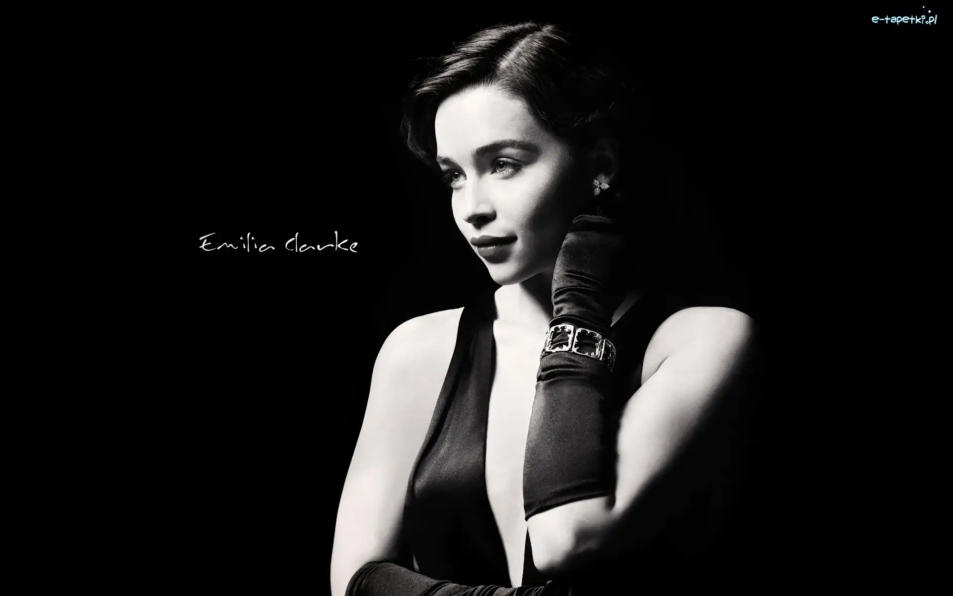 Aktorka, Czarno-Białe, Emilia Clarke, Kobieta