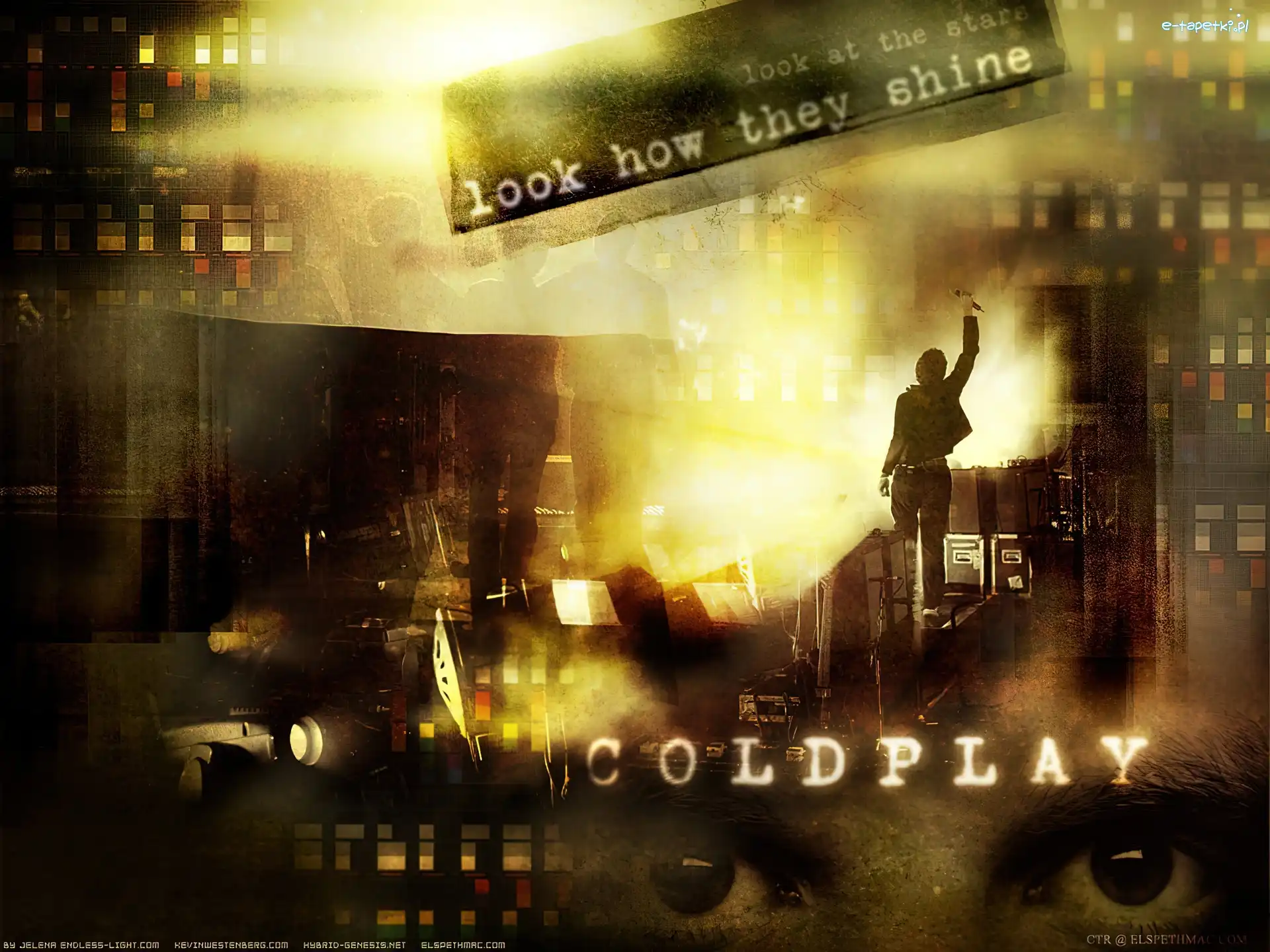 oczy, Coldplay