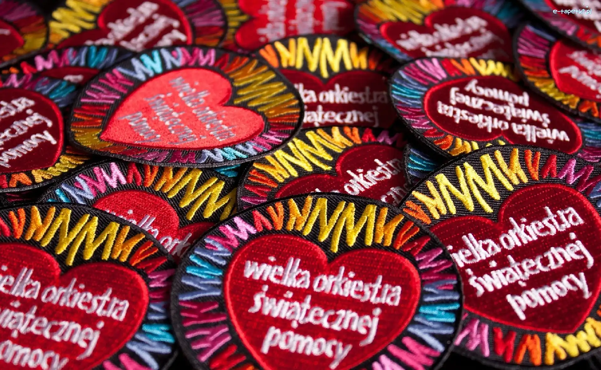Serca, Naszywki, WOŚP